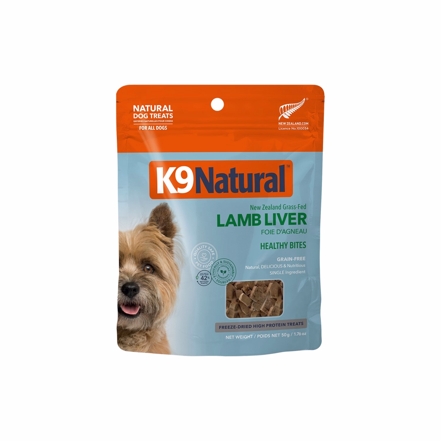 K9 Natural 狗小食 - 凍乾健康零食 羊肝 50g