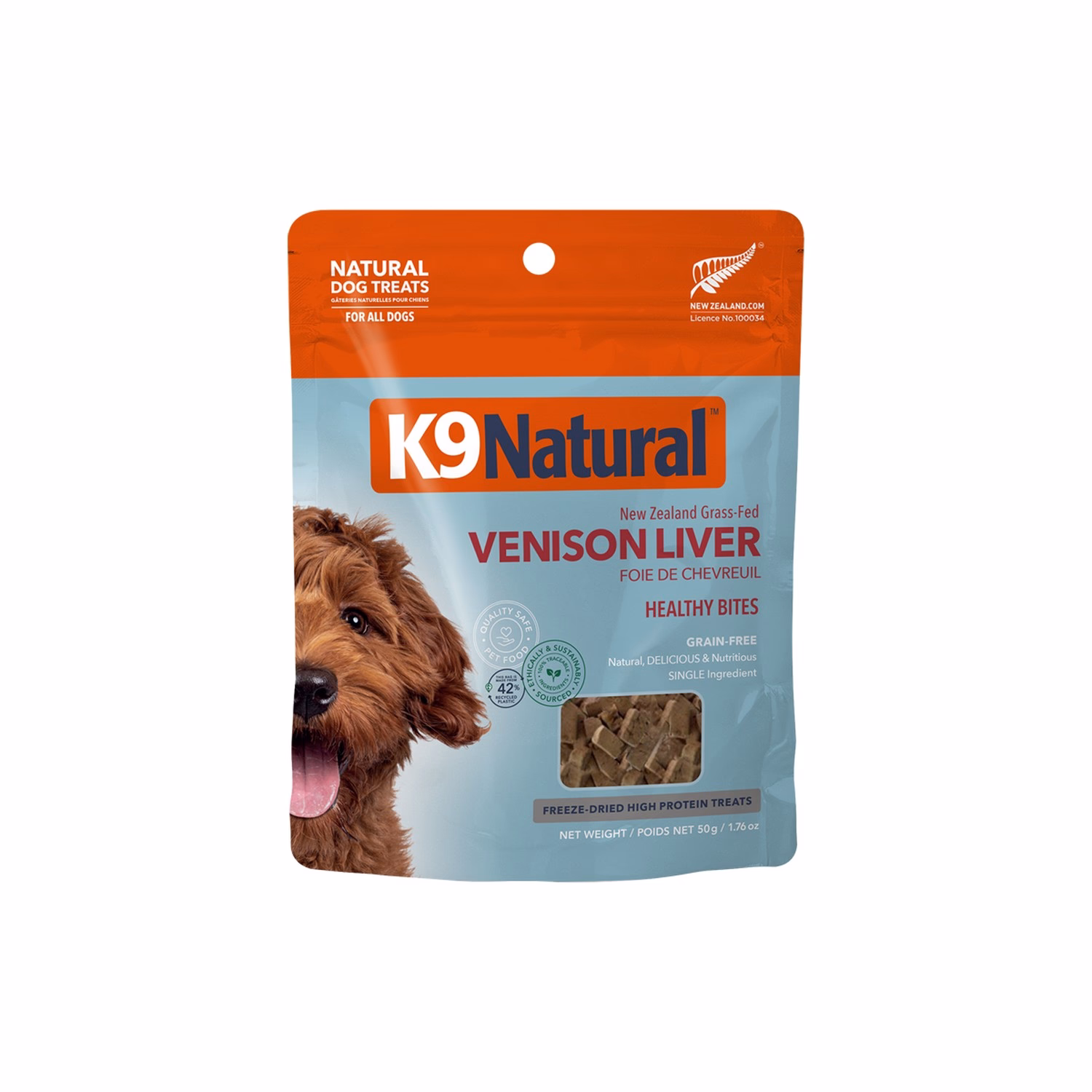 K9 Natural 狗小食 - 凍乾健康零食 鹿肝 50g