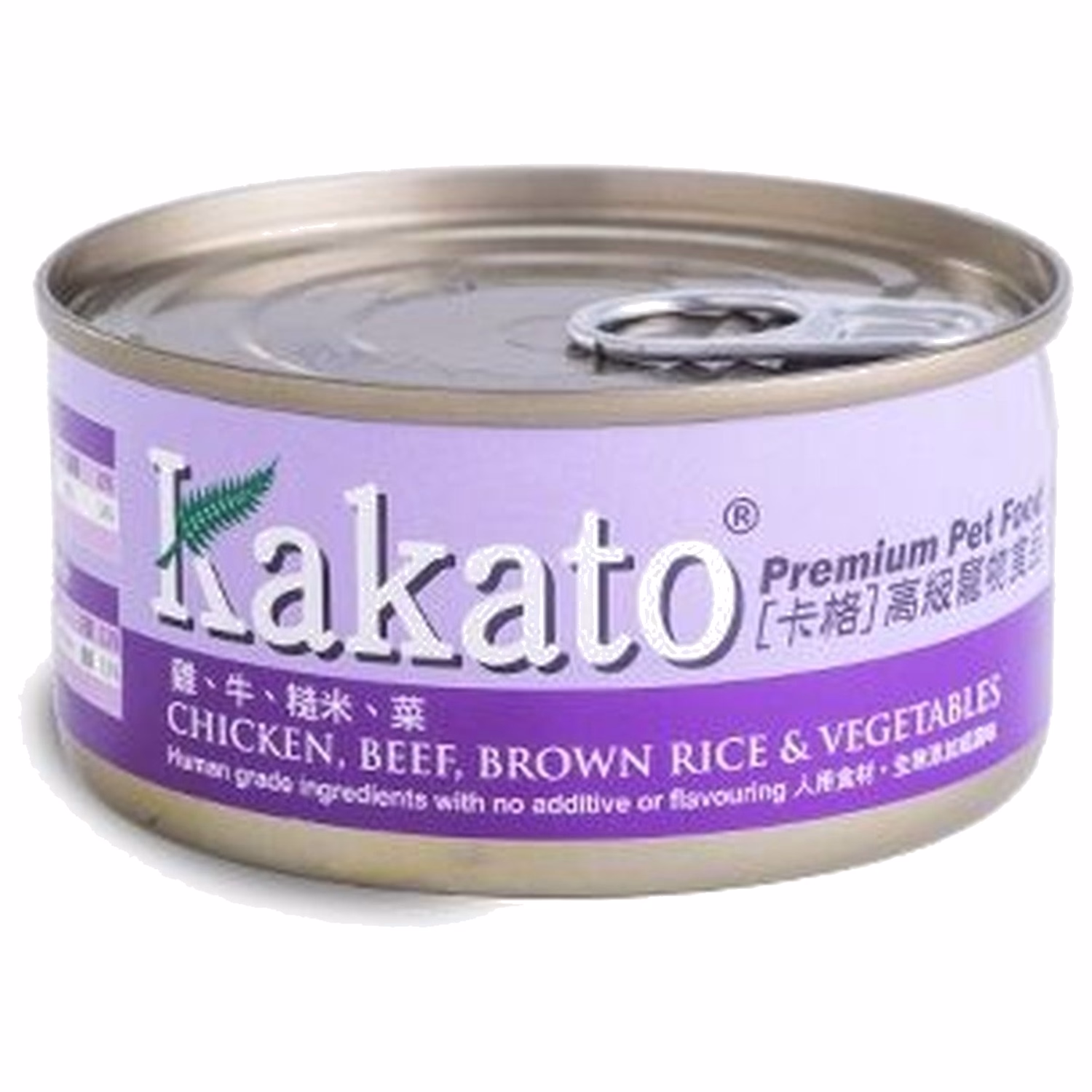 Kakato 卡格貓狗濕糧 - 雞,牛,糙米及菜配方