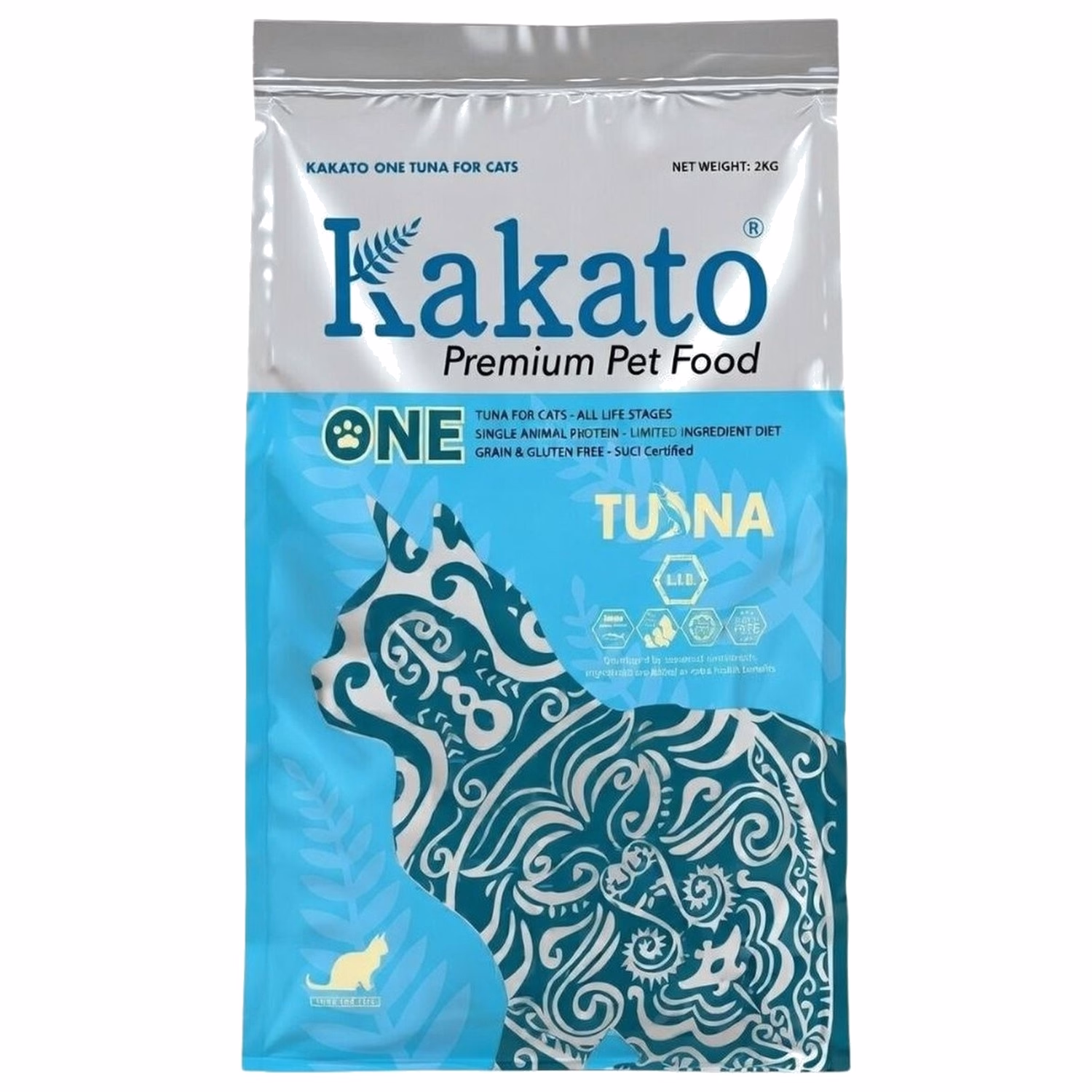 Kakato One Cat Food - Grain Free Single Protein Tuna 2kg