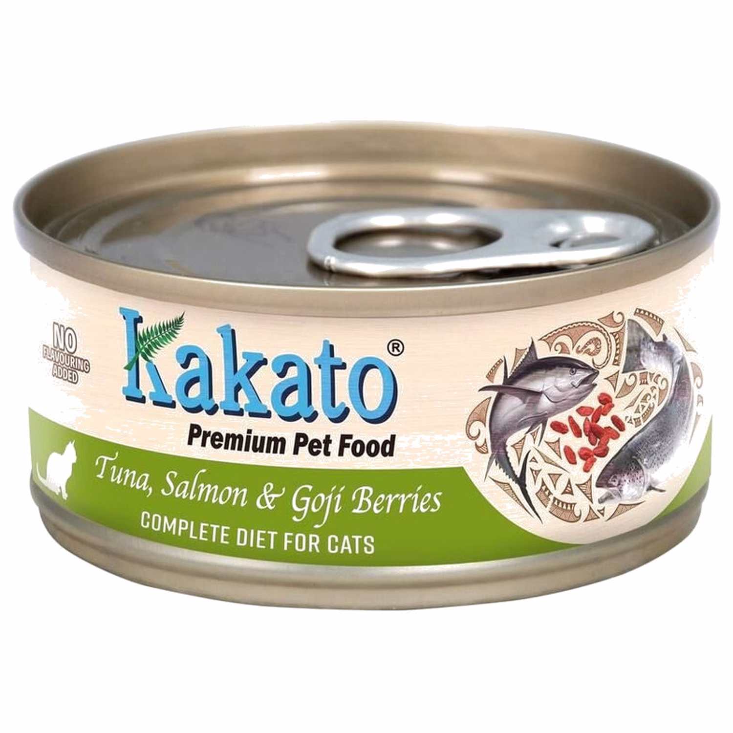 Kakato Cat Can - Complete Diet - Tuna, Salmon & Goji Berries 70g