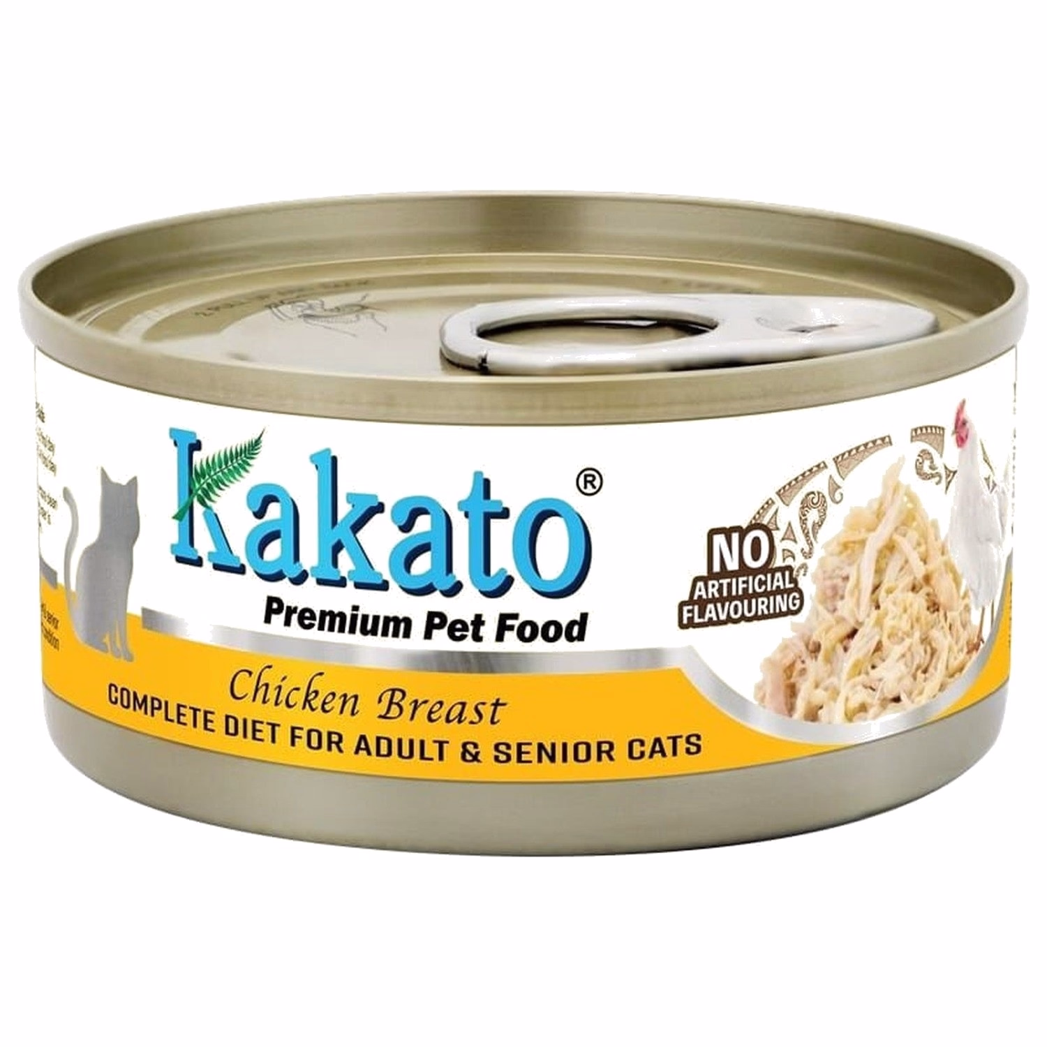 Kakato 卡格貓濕糧 - 全營養單一動物蛋白系列 - 雞胸肉 70g