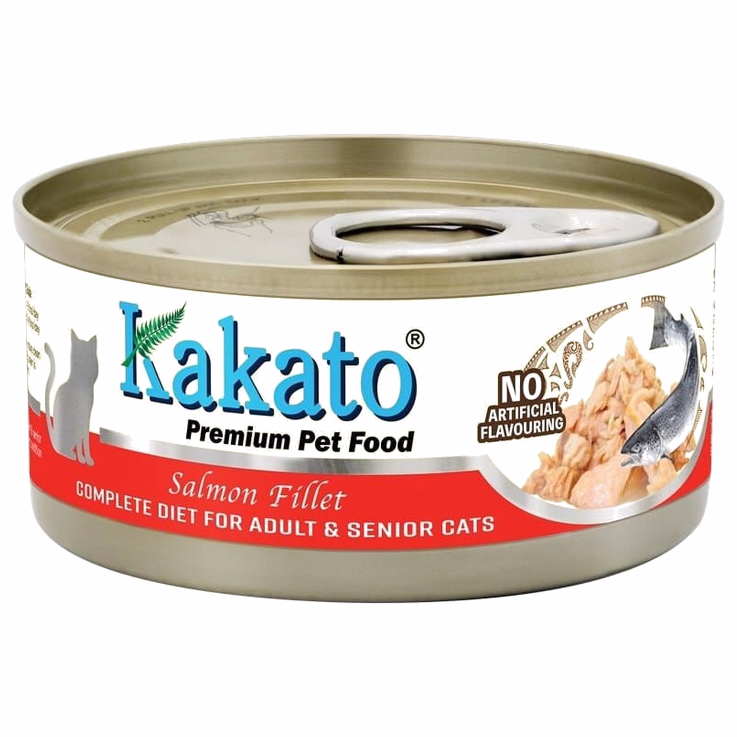 Kakato 卡格貓濕糧 - 全營養單一動物蛋白系列 - 三文魚 70g