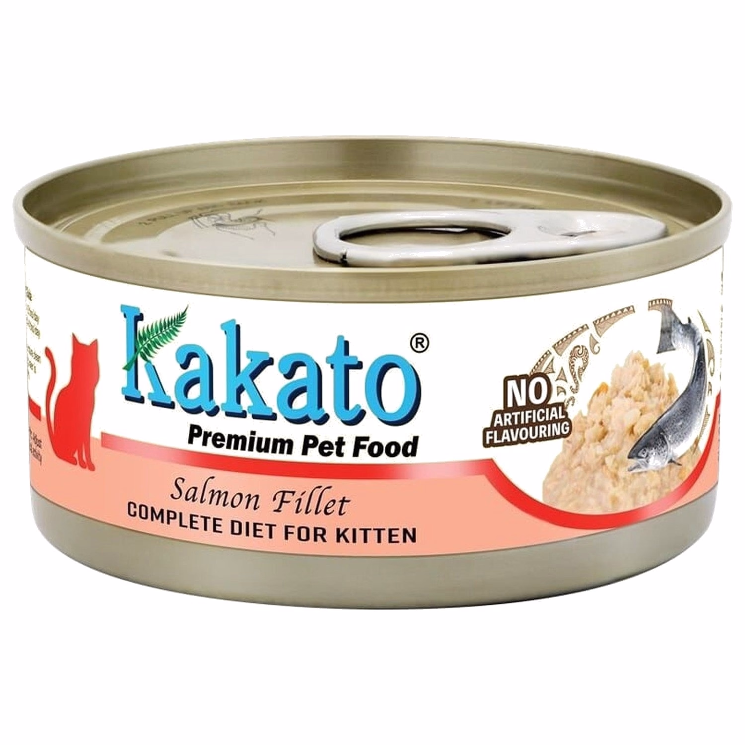 Kakato 卡格幼貓濕糧 - 全營養單一動物蛋白系列 - 三文魚 70g