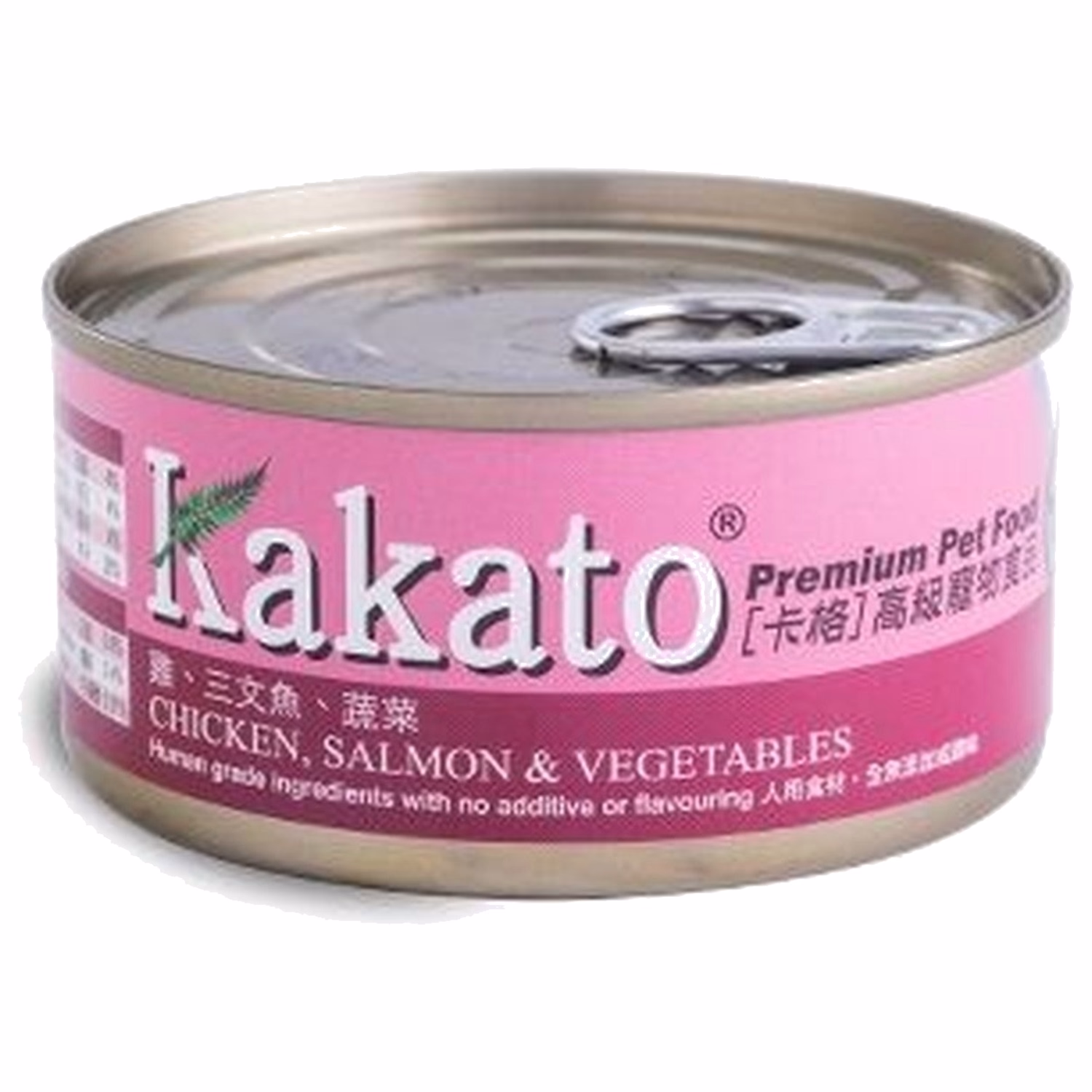 Kakato Cat & Dog Can - Chicken Salmon & Vegetables 170g