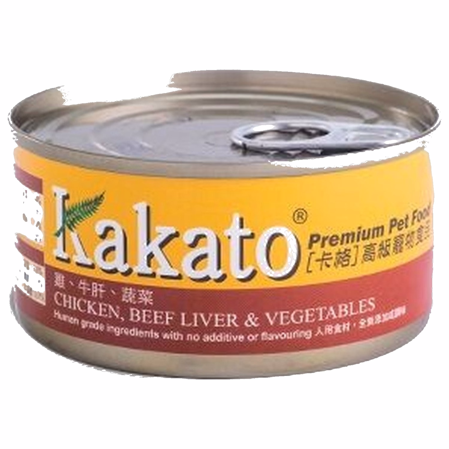 Kakato 卡格貓狗濕糧 - 雞,牛肝及蔬菜配方 170g