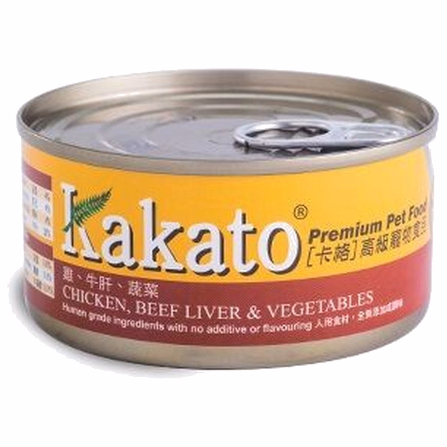 Kakato Cat & Dog Can - Chicken Beef Liver & Vegetables 170g