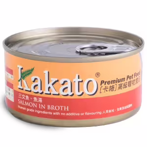 Kakato 卡格貓狗濕糧 - 三文魚及魚湯配方 170g
