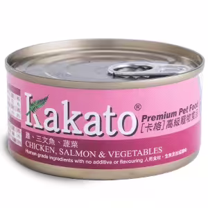 Kakato Cat & Dog Can - Chicken Salmon & Vegetables 170g