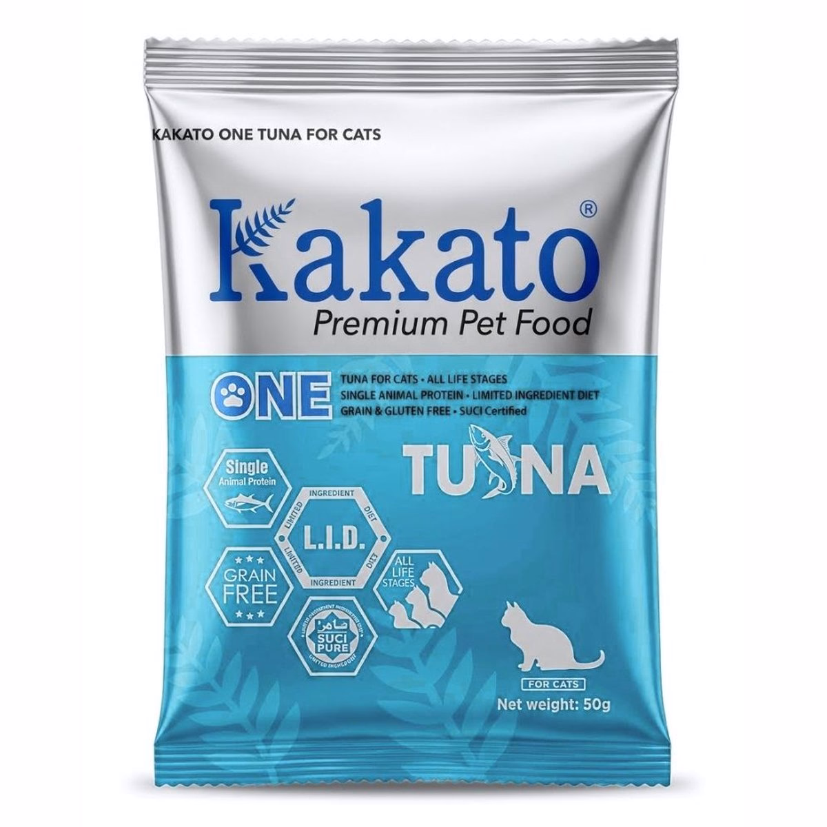 Kakato One Cat Food - Grain Free Single Protein Tuna 50g