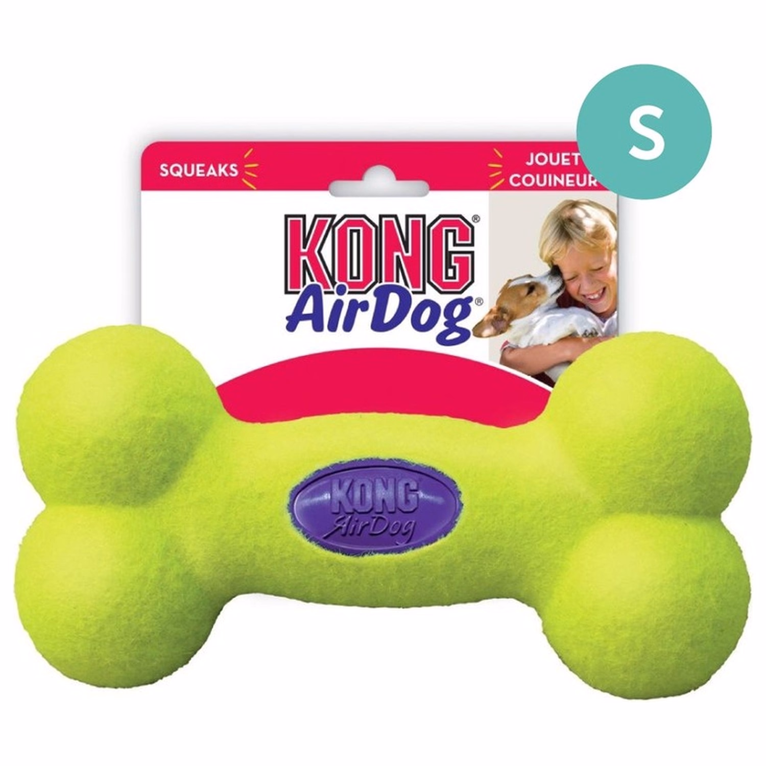 KONG Dog Toy - Air Squeaker Bone - S