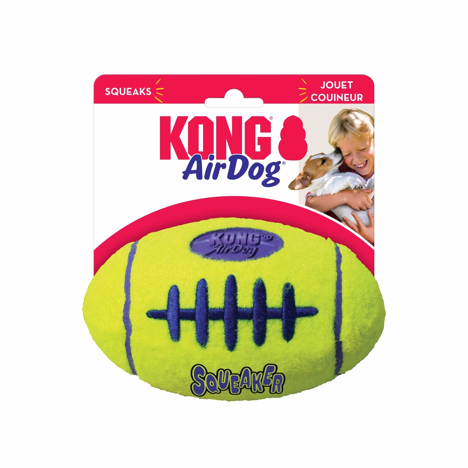 KONG Dog Toy - Air Squeaker Football - L