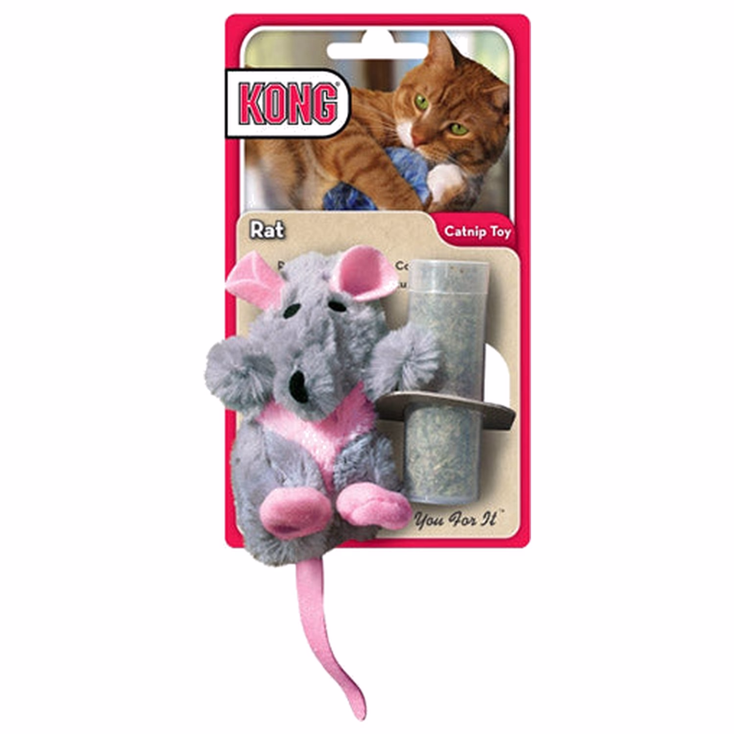 KONG Cat Toy - Refillables Catnip Rat