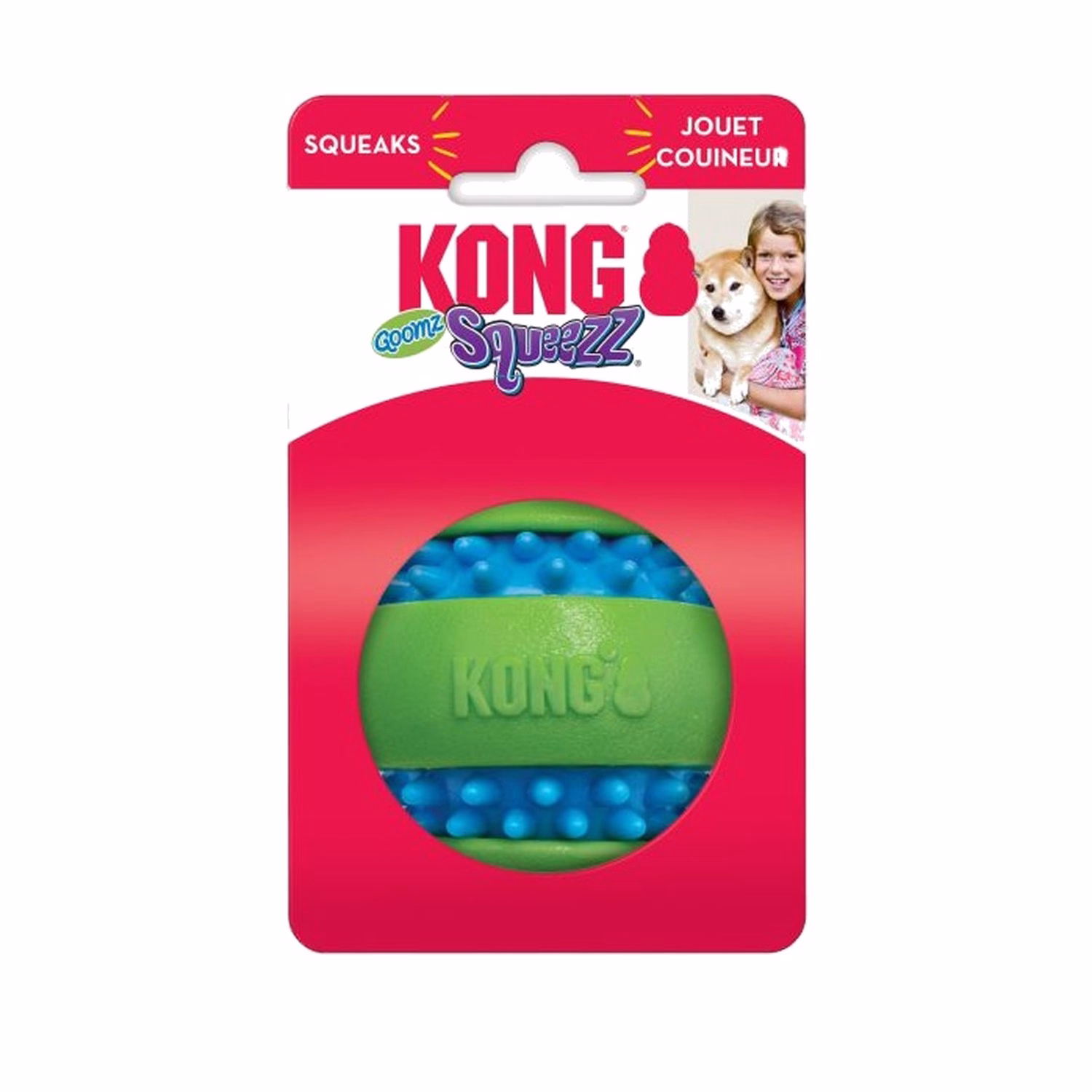 KONG Dog Toy - Squeezz Goomz Ball