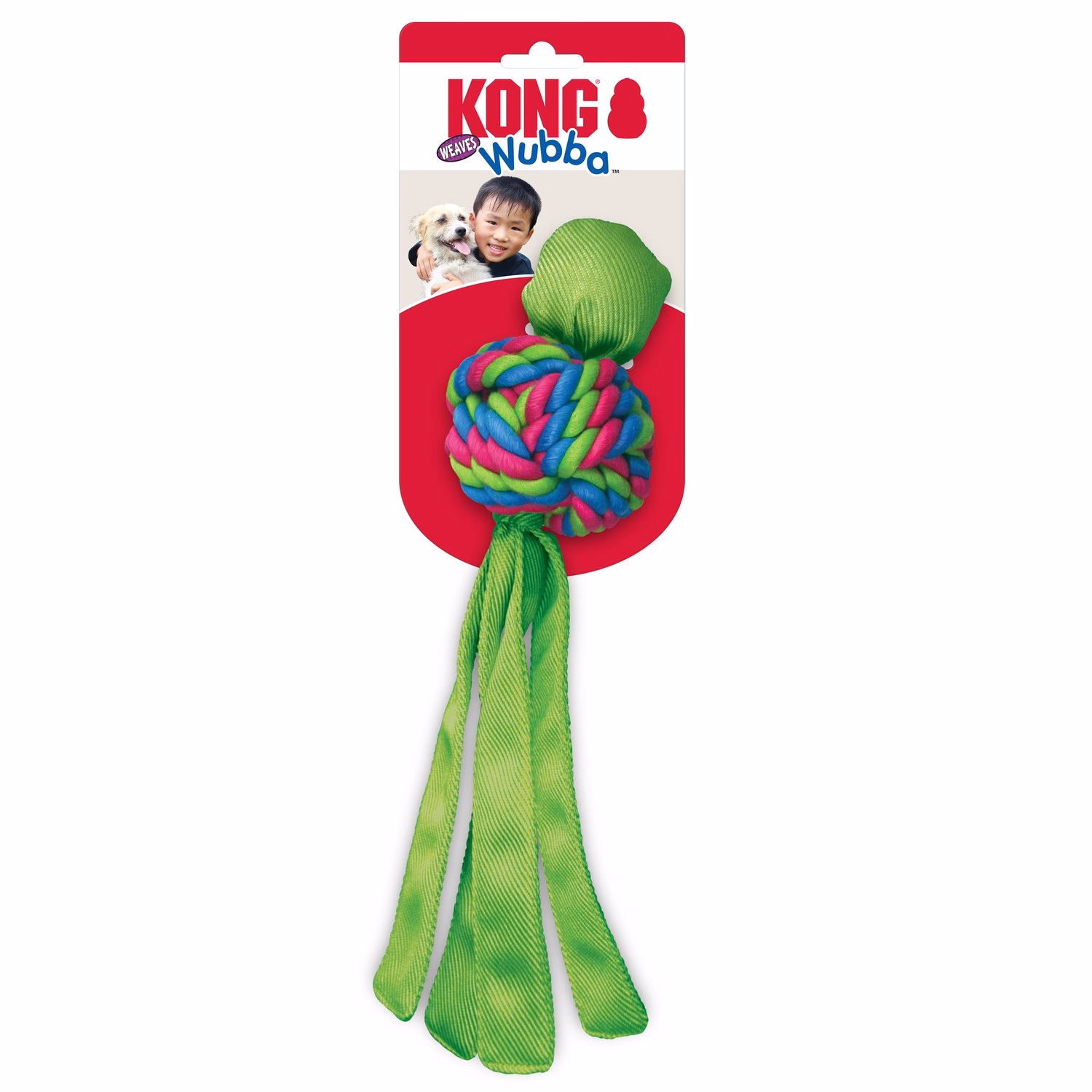 KONG Dog Toy - Wubba Weaves - S