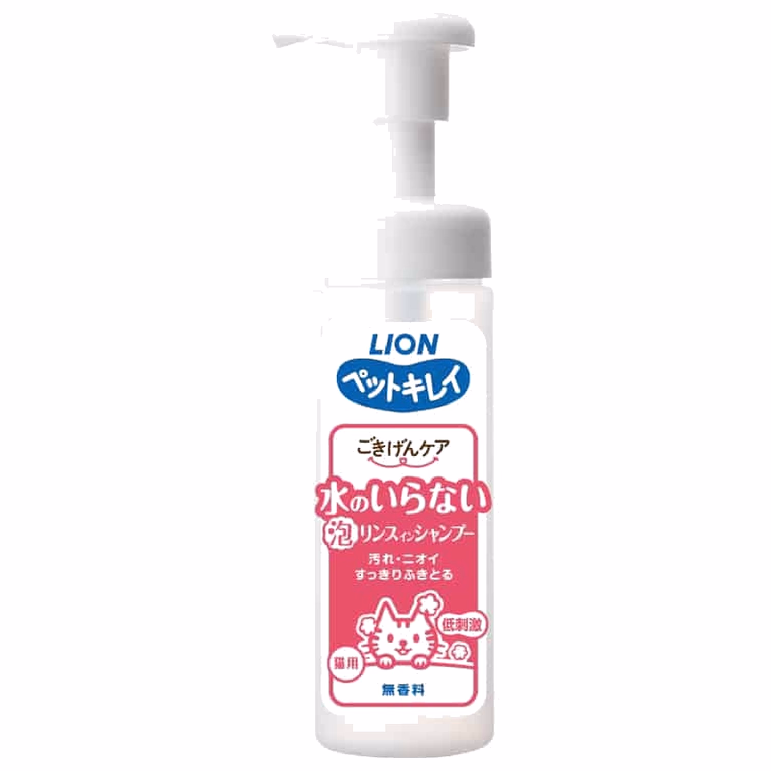 Lion Pet - Daily 2-In-1 Foaming Dry Shampoo for Cats - Unscented 150ml