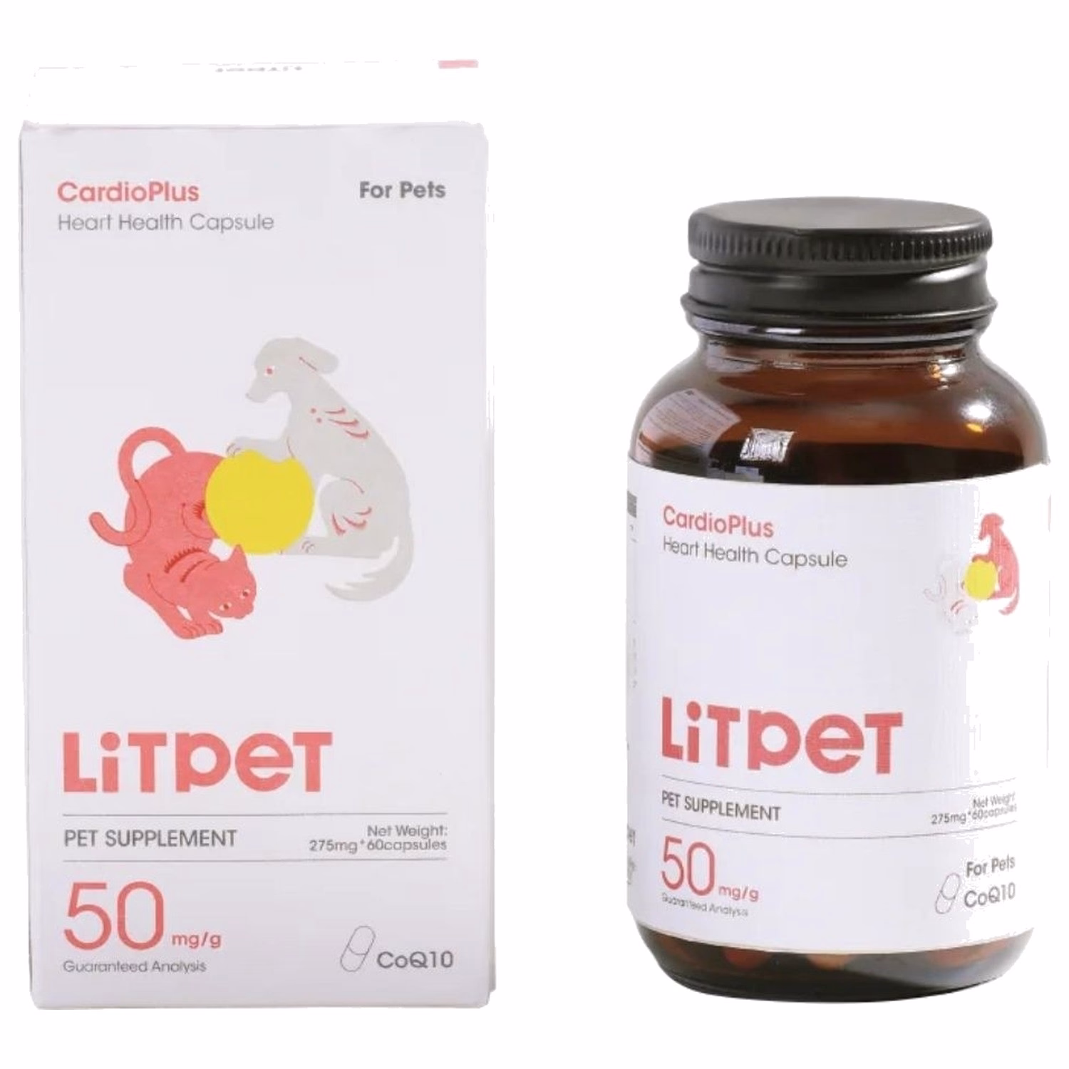 LiTPET 心力守護(含輔酶Q10)膠囊 (適合貓狗) 60粒