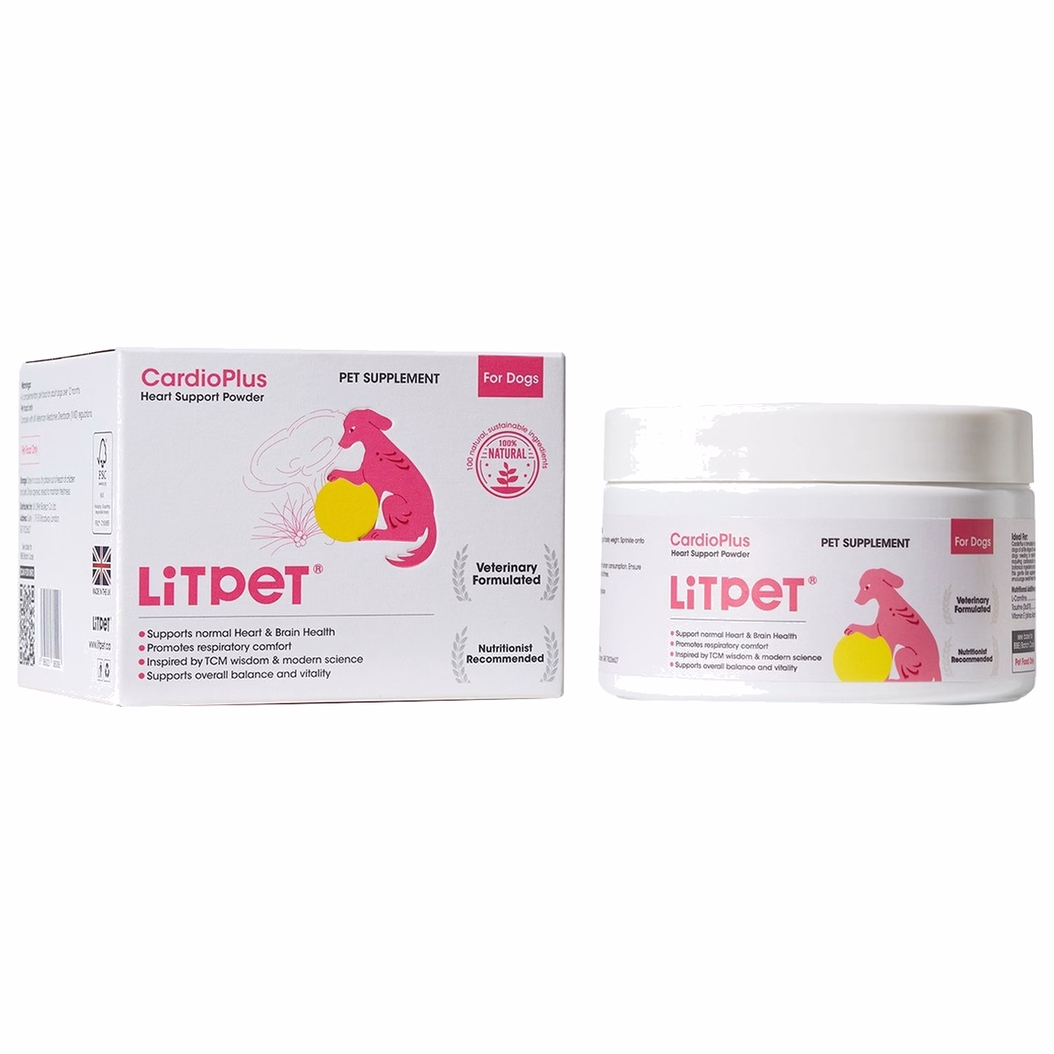 LiTPET CardioPlus Heart Health Support Powder for Dogs 200g