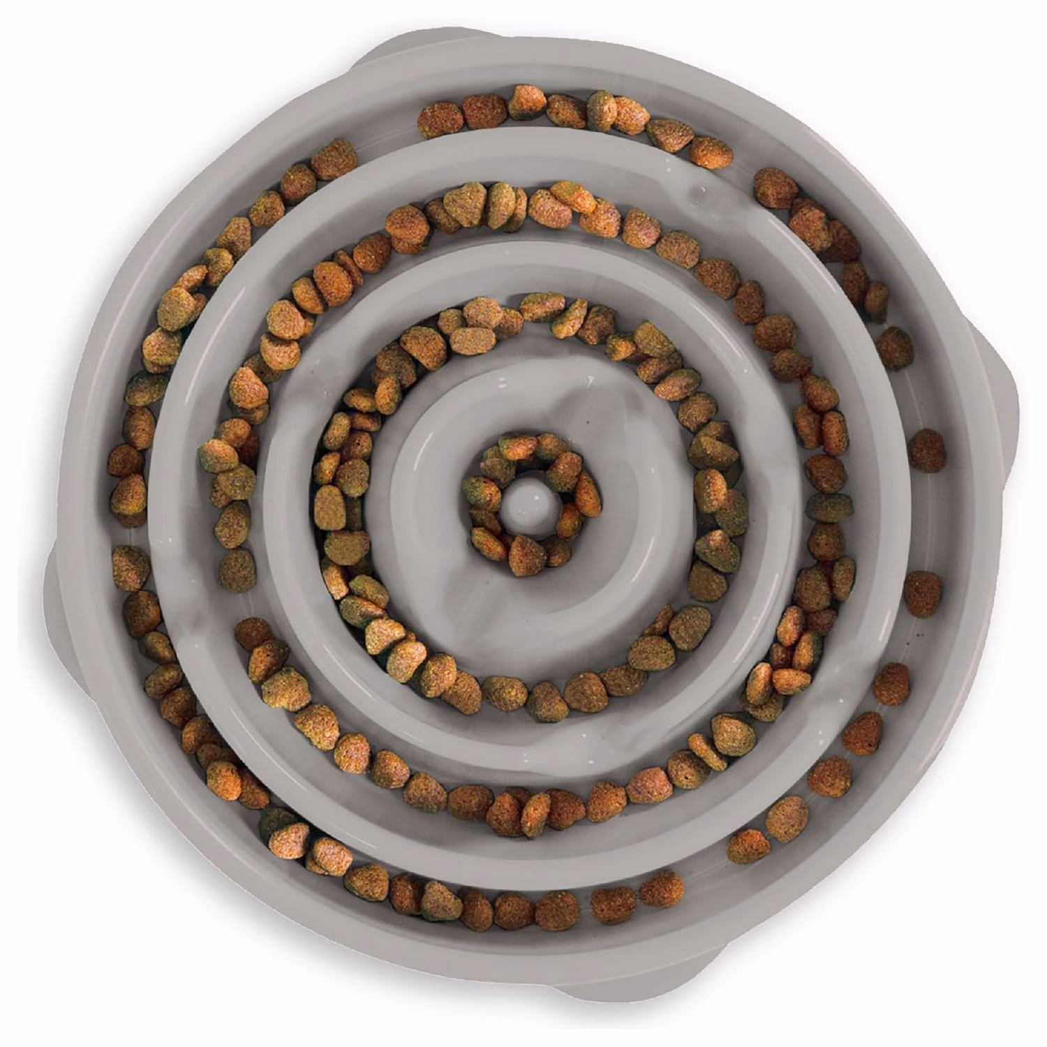 Outward Hound Fun Feeder Slo Bowl Drop - Gray Large