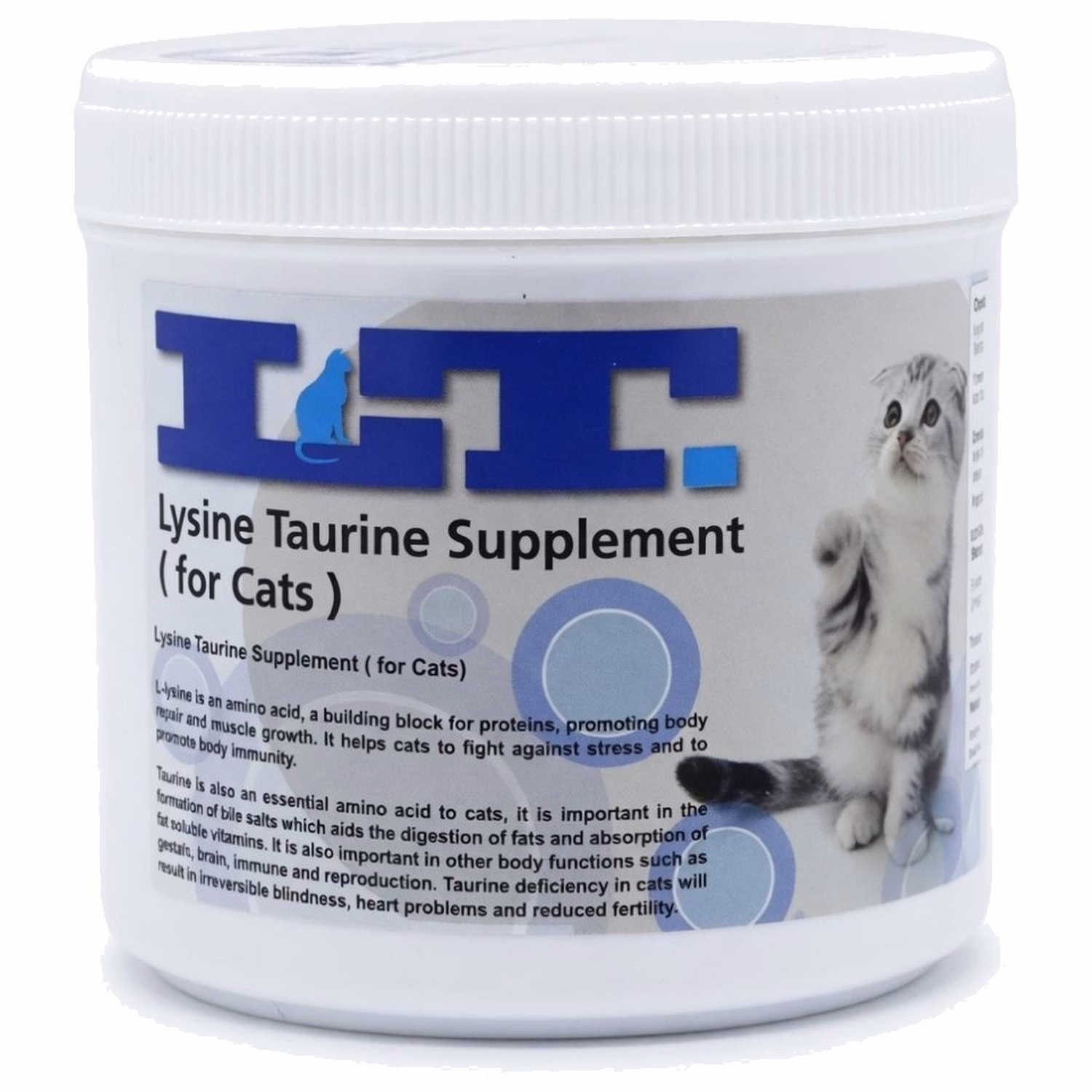 VETPHARM - LT Lysine Taurine Supplement for Cats 150g - EXP 04-09-2026