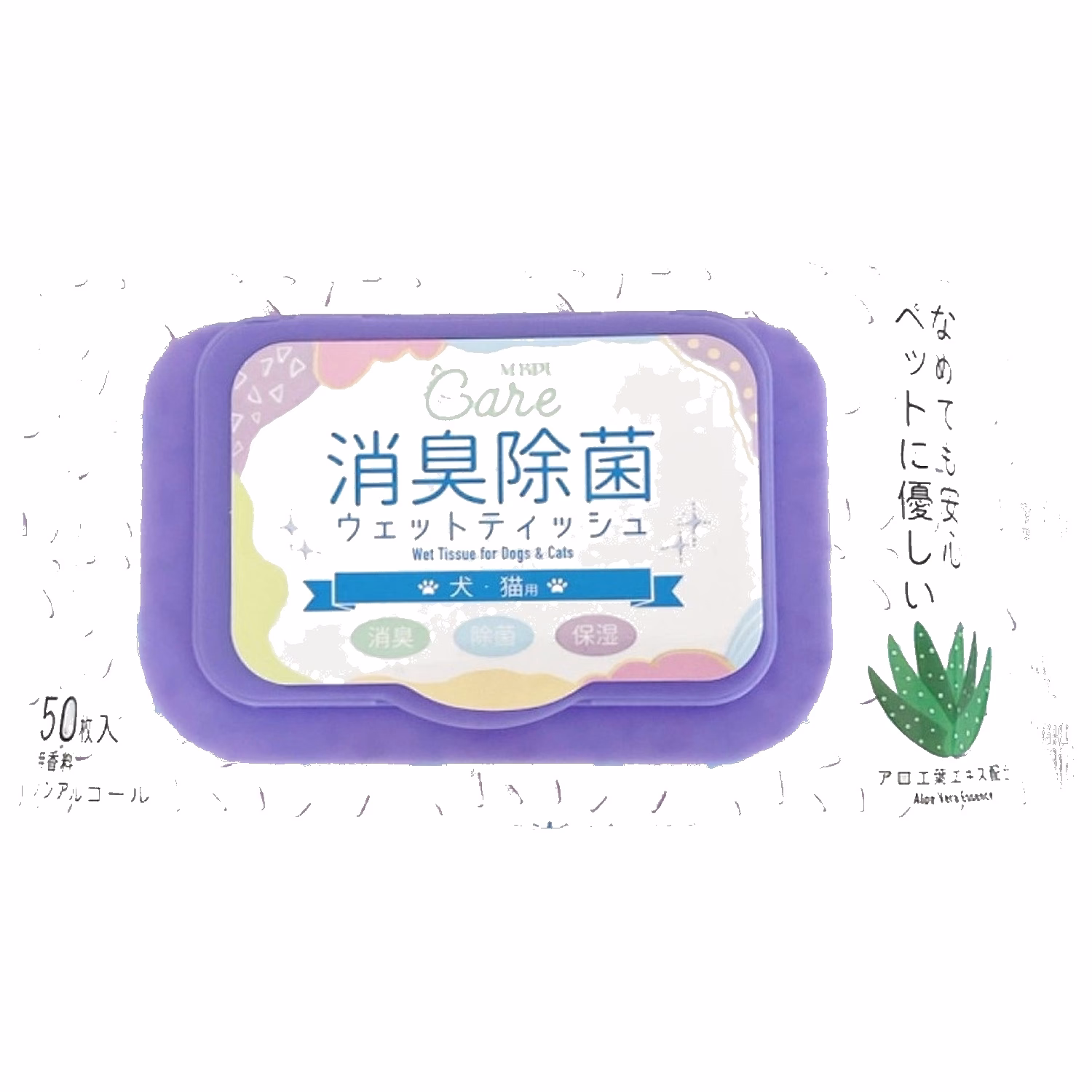 MBPL Care 寵物專用除臭抗菌濕紙巾 50張