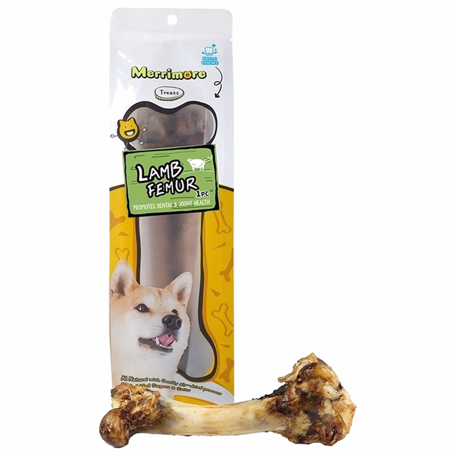 Merrimore Dog Treat - Air Dried Lamb Femur (1pc)