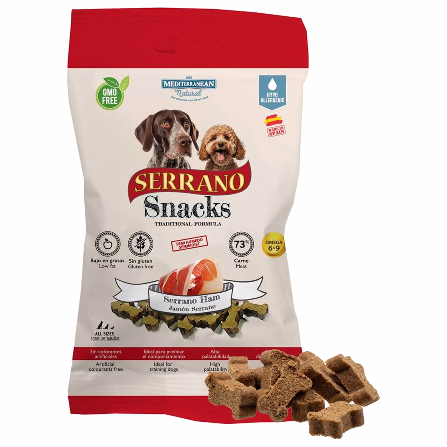 Mediterranean Natural Dog Treat - Serrano Ham 85g