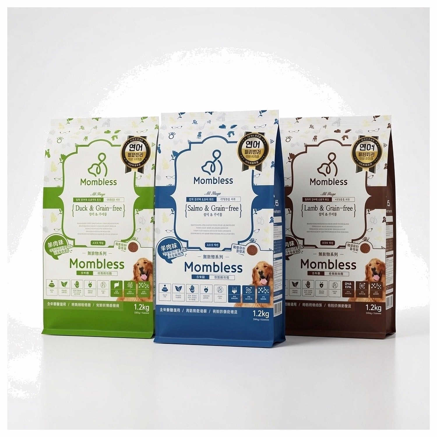 Mombless Dog Food - Grain Free Soft Kibbles 1.2kg