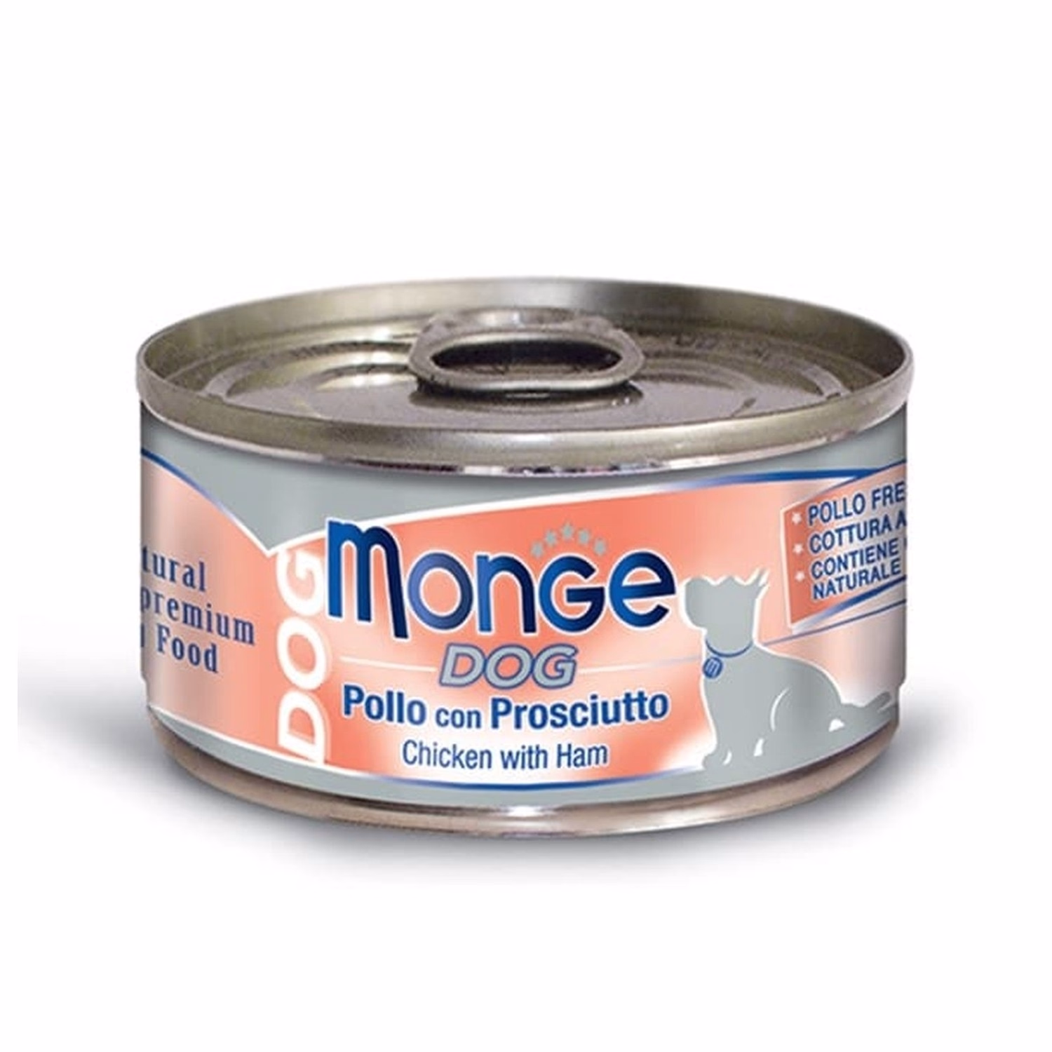 MONGE Dog Can - Chicken with Ham 95g