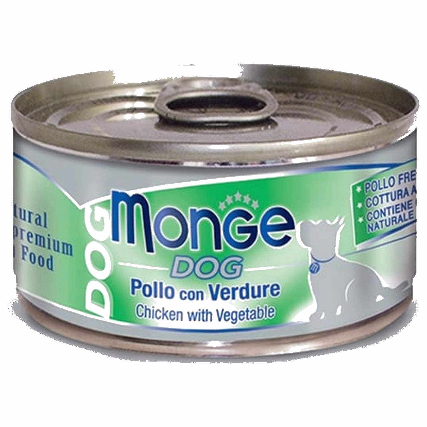 MONGE 狗罐頭 - 真雞肉系列 - 雞肉蔬菜配方 95g