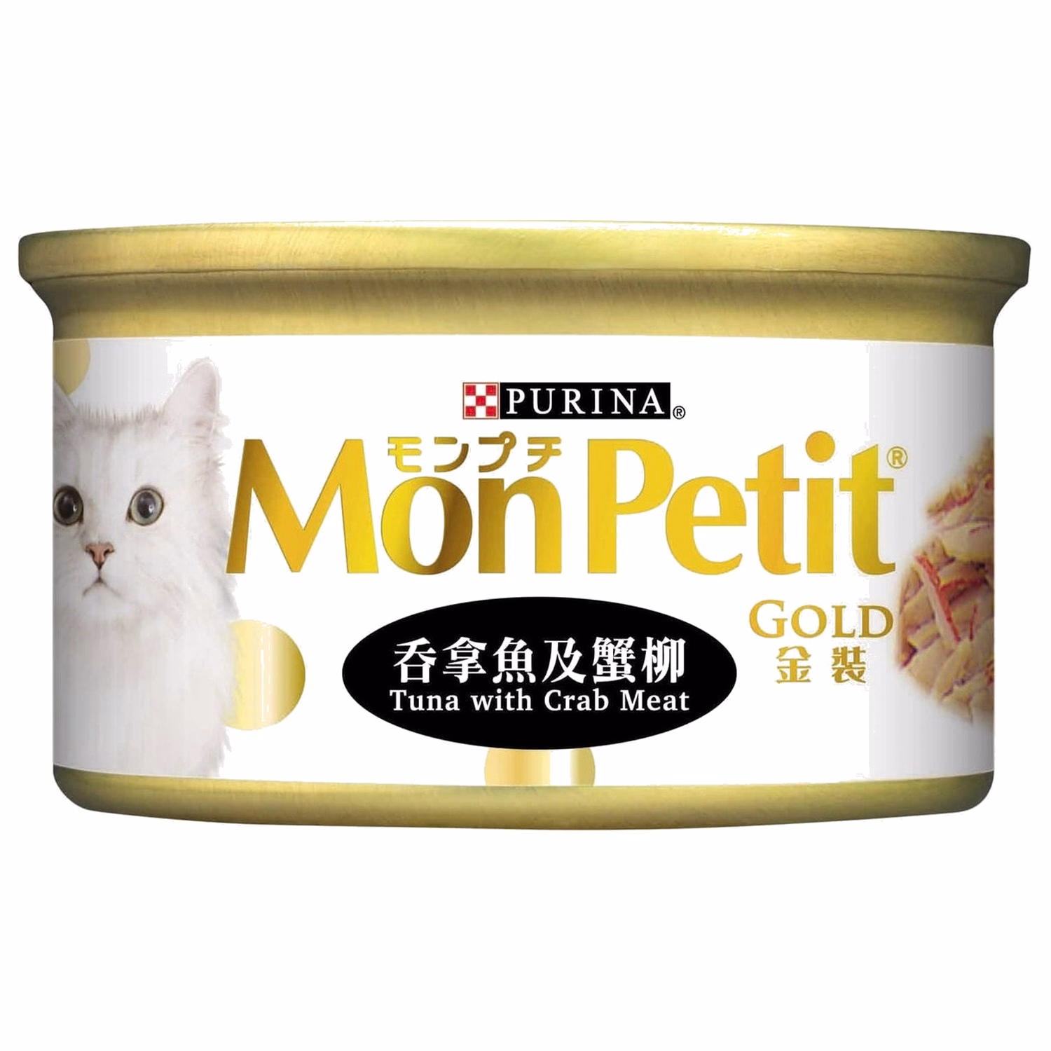 Purina Mon Petit 貓濕糧 - 金裝 - 吞拿魚及蟹柳 85g