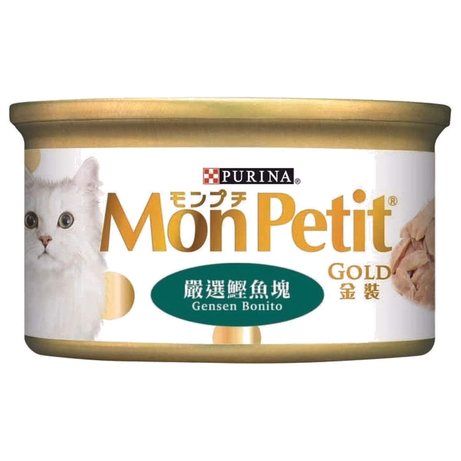 Purina Mon Petit 貓濕糧 - 金裝 - 嚴選鰹魚塊 85g