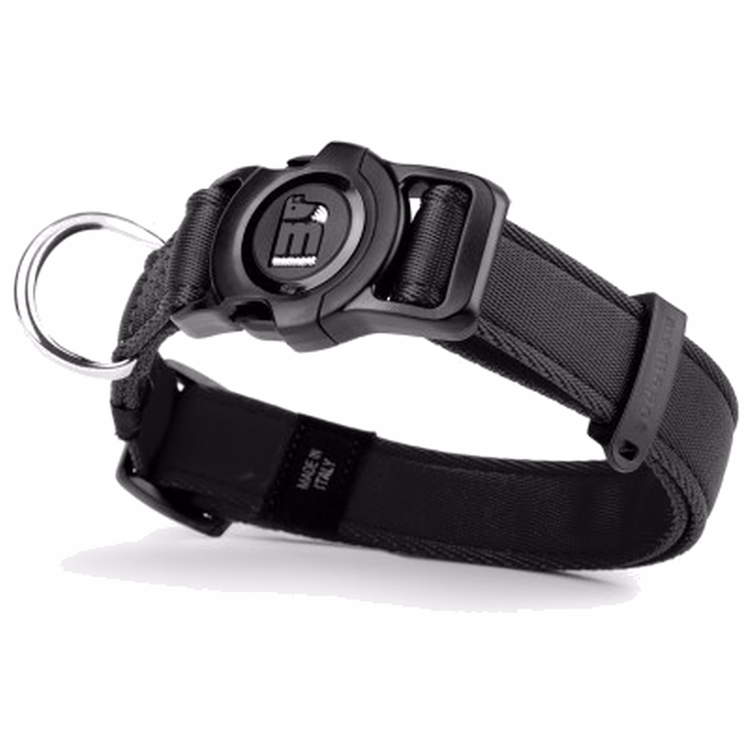 MyFamily Memopet Dog Collar With NFC ID Tag - Black