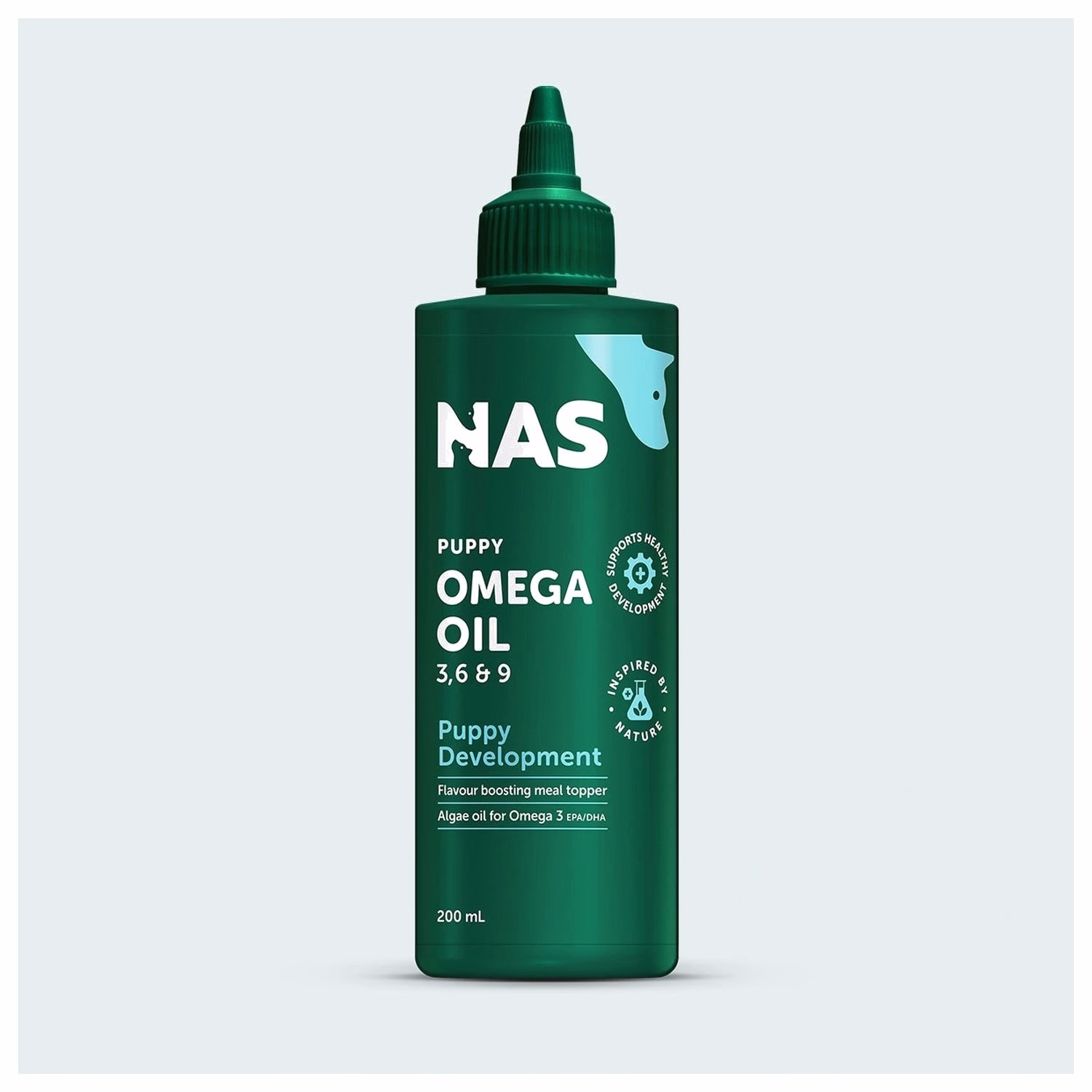Natural Animal Solutions (NAS) Omega 369 Oil (Boosting Meal Topper) for Puppy 200ml