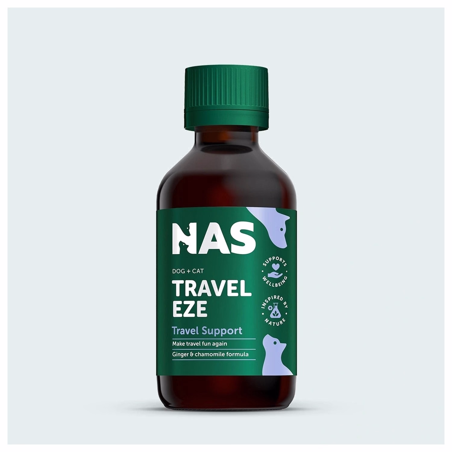 Natural Animal Solutions (NAS) TravelEze 100ml - EXP 31-08-2026