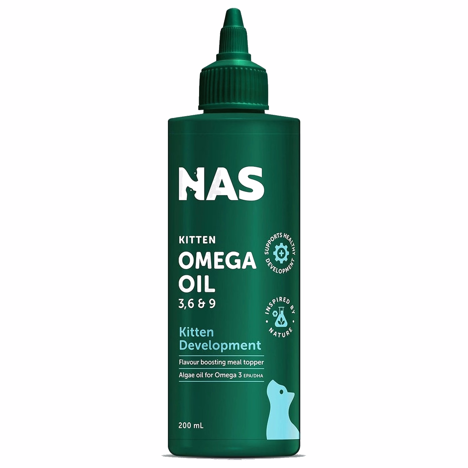 Natural Animal Solutions (NAS) Omega 369 Oil (Boosting Meal Topper) for Kitten 200ml