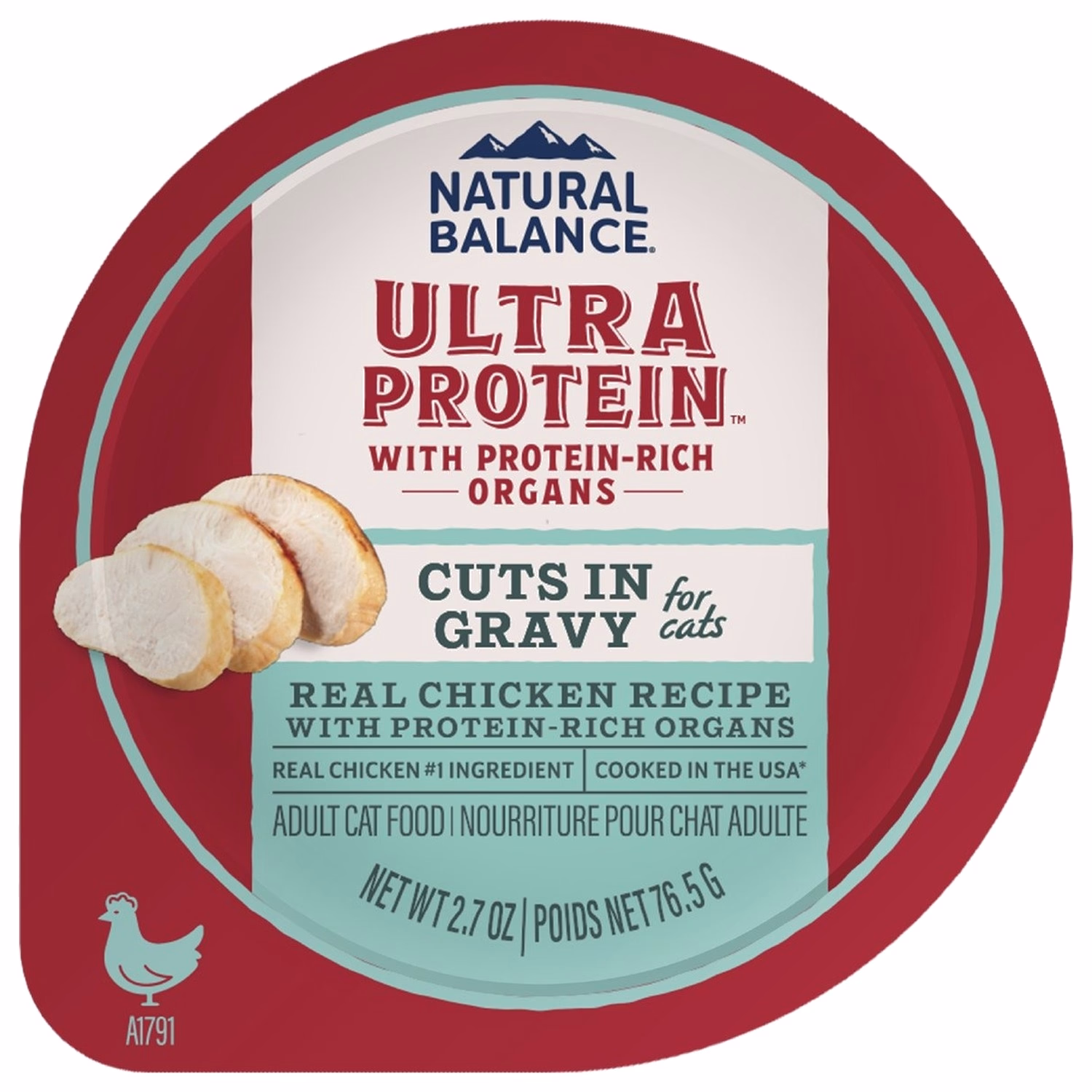 Natural Balance 貓濕糧 - Ultra Protein - 頂級雞肉塊配肉汁滋味杯 2.7oz