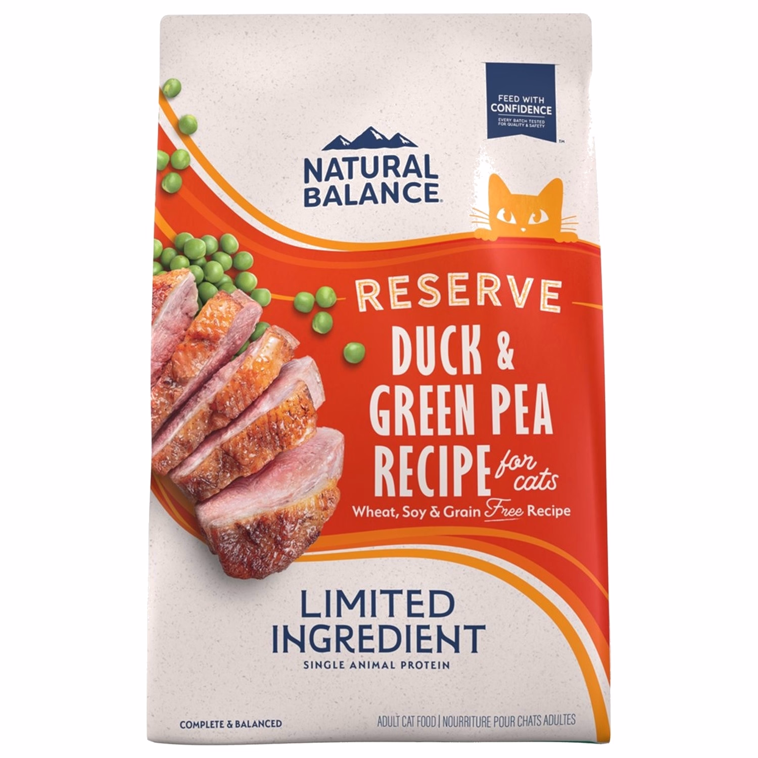 Natural Balance 貓乾糧 - LID 單一蛋白無穀物鴨肉豌豆