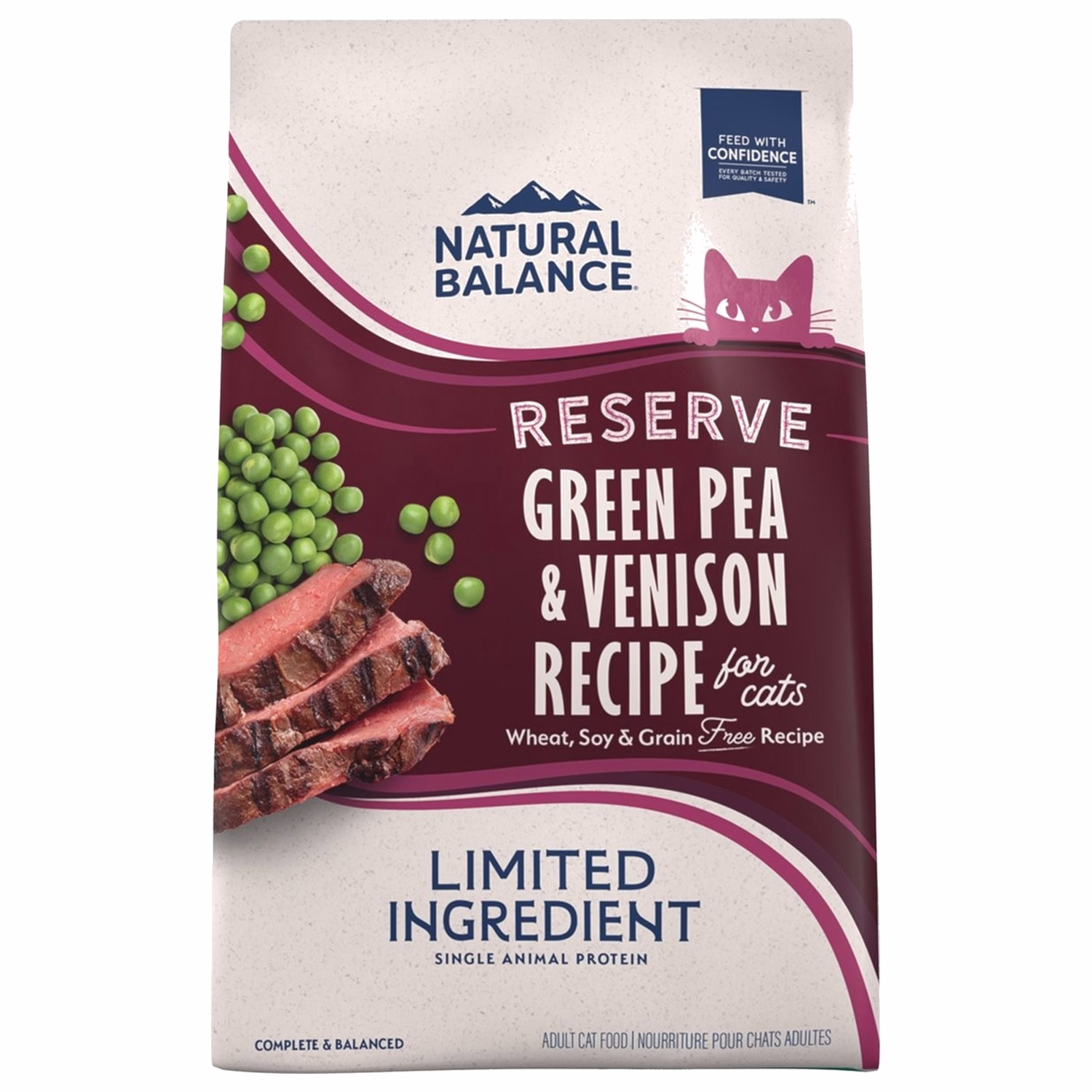 Natural Balance Cat Food - LID Grain Free Venison & Green Pea