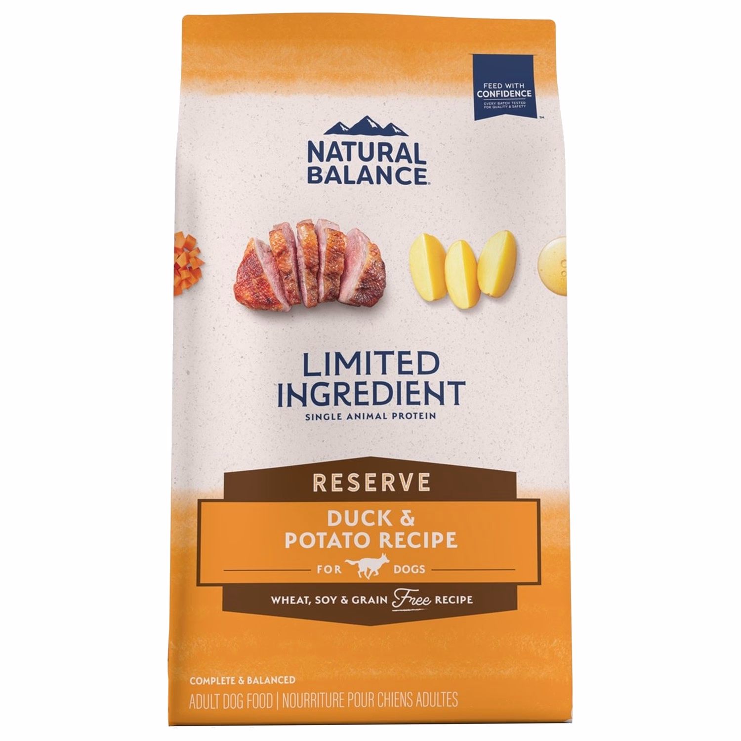 Natural Balance 狗乾糧 - LID 單一蛋白無穀物鴨肉薯仔