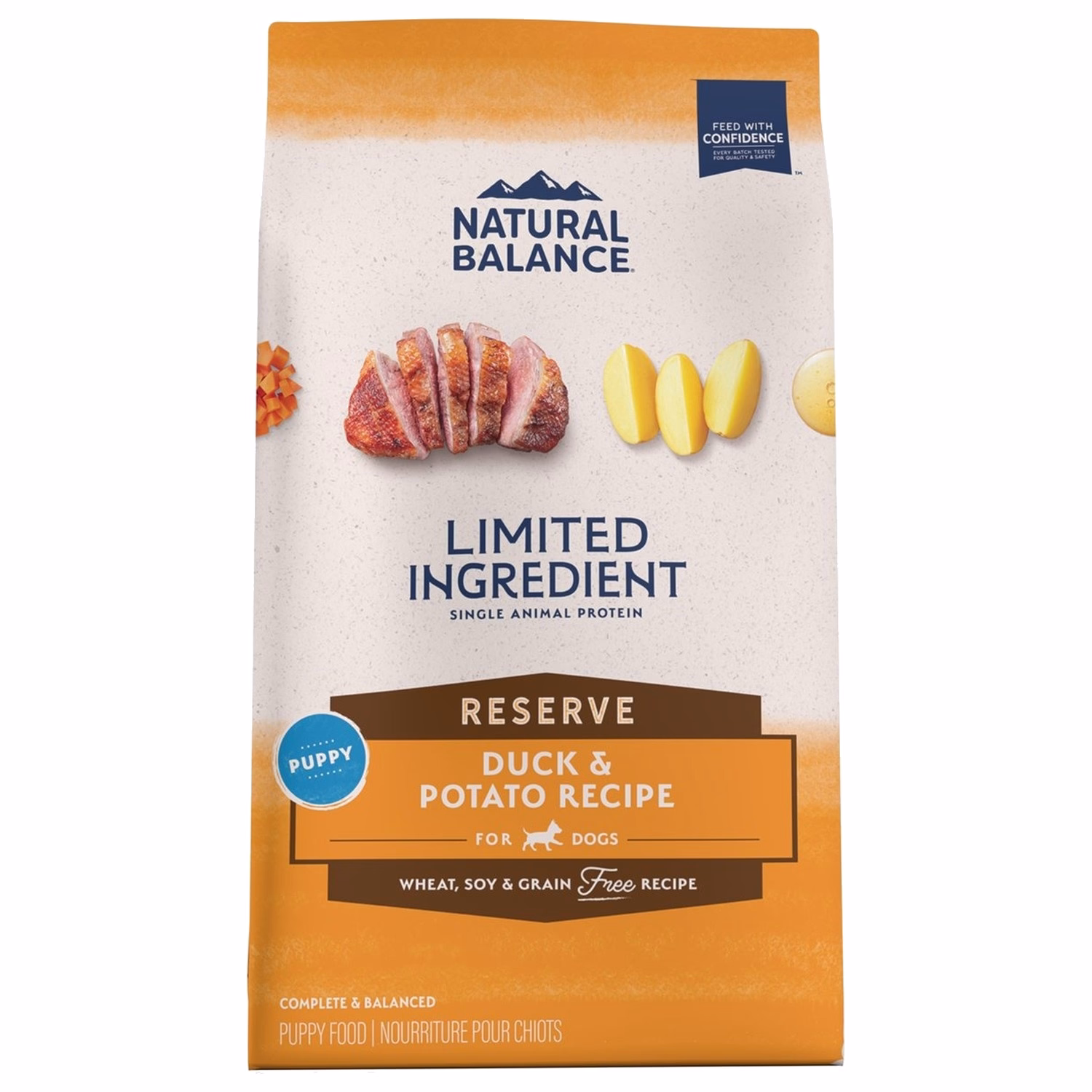 Natural Balance 幼犬乾糧 - LID 單一蛋白無穀物鴨肉薯仔