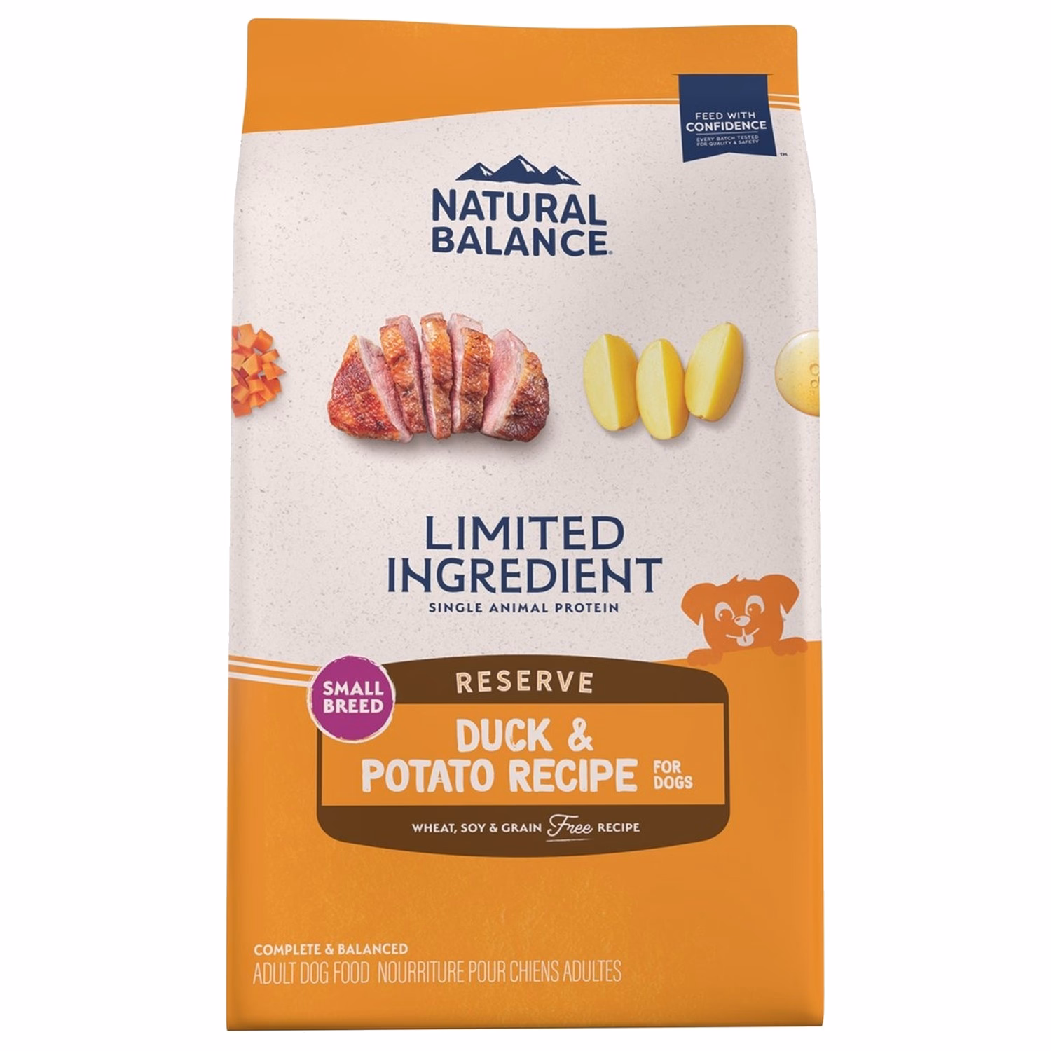 Natural Balance Dog Food - Small Breed - LID Grain Free Duck & Potato