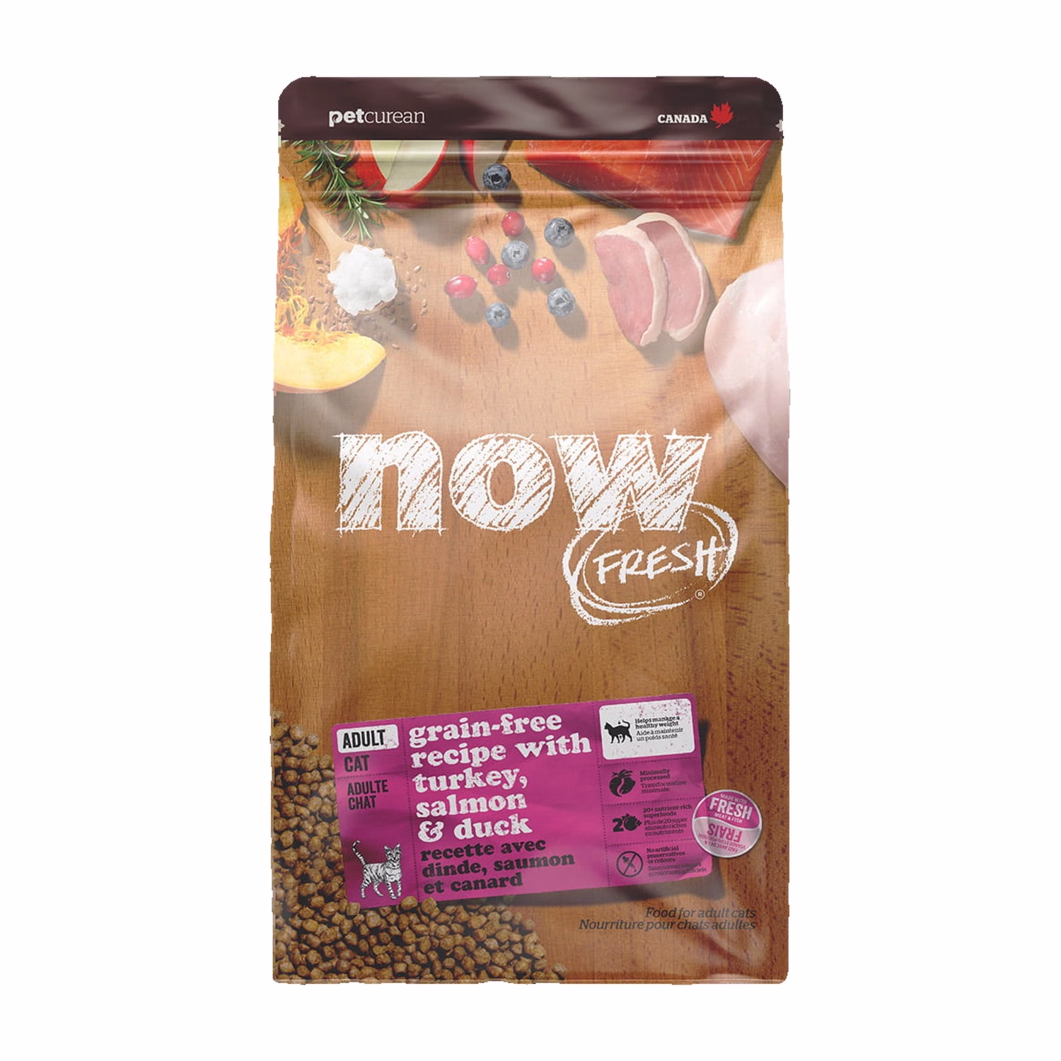 Now Fresh Cat Food - Adult - Grain Free Turkey Salmon & Duck