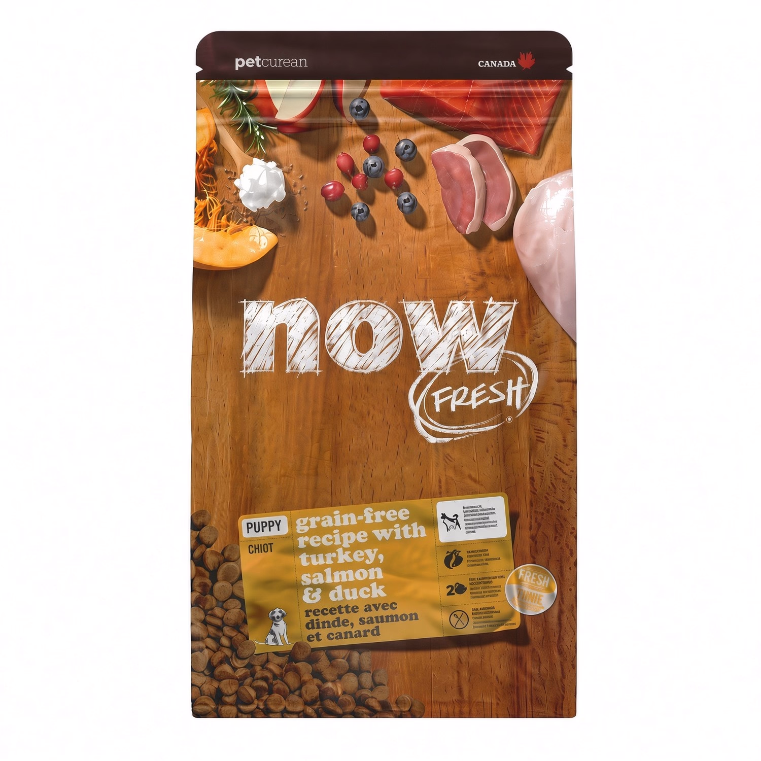 Now Fresh Puppy Food - Grain Free Turkey Salmon & Duck