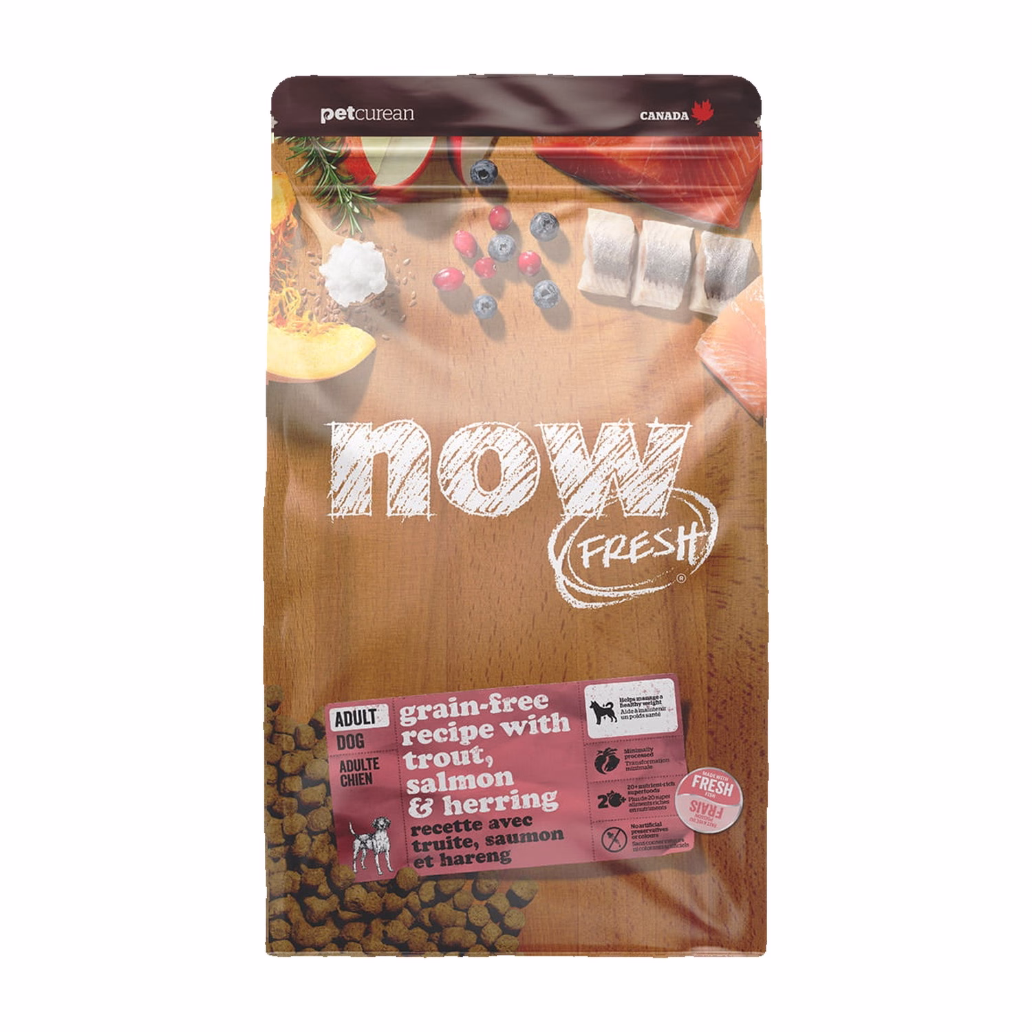 Now Fresh Dog Food - Adult - Grain Free Fish - Trout Salmon & Herring