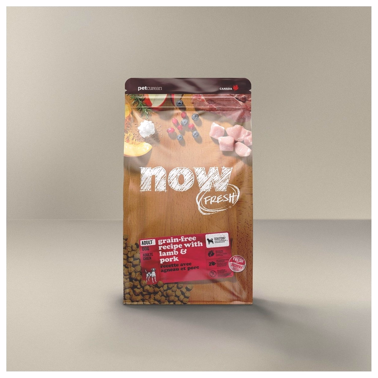 Now Fresh Dog Food - Adult - Grain Free Red Meat (Lamb Pork)