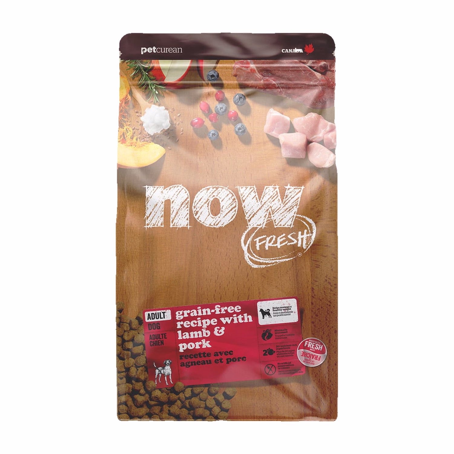 Now Fresh Dog Food - Adult - Grain Free Red Meat (Lamb Pork)