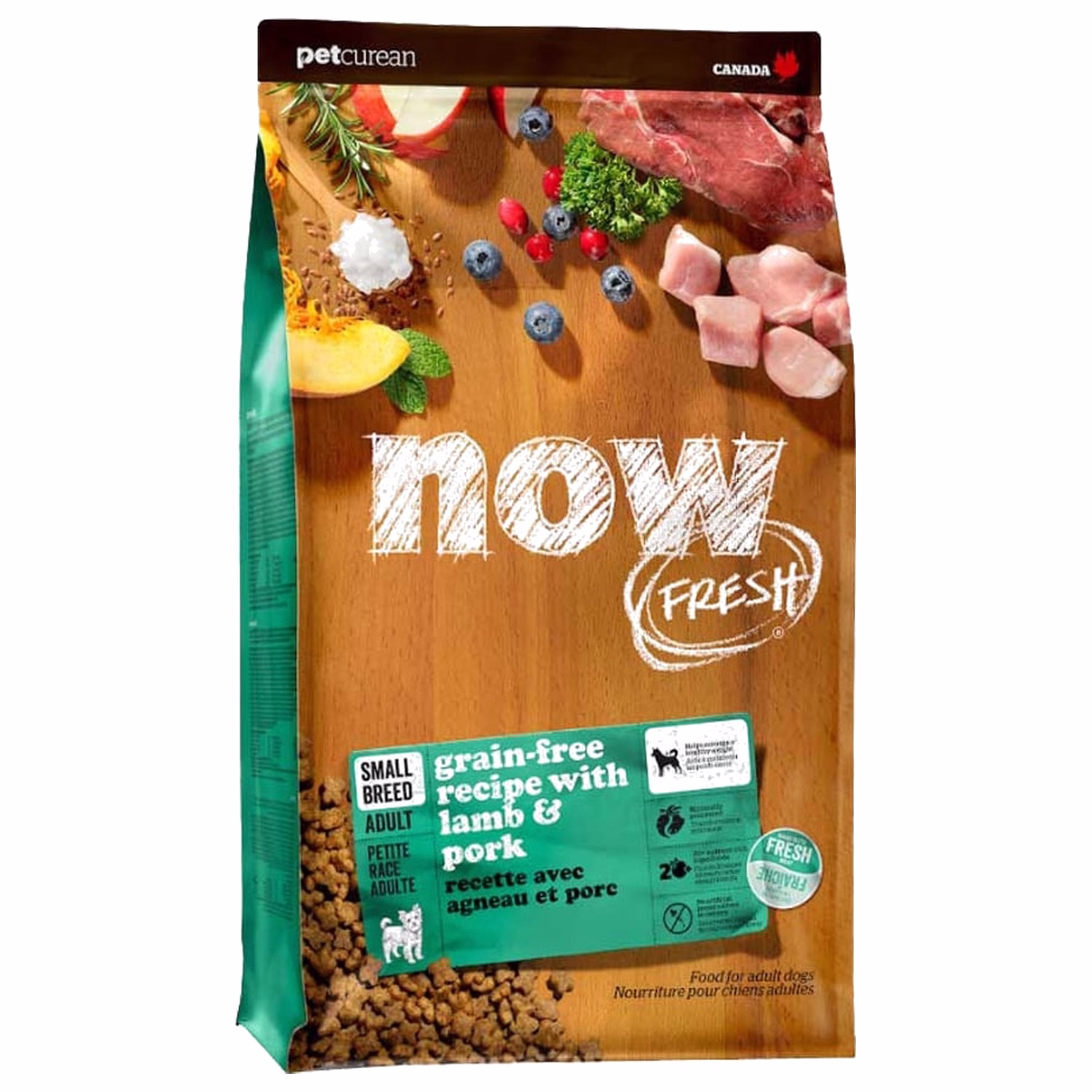 Now Fresh Dog Food - Small Breed Adult - Red Meat Lamb & Pork 3.5lb