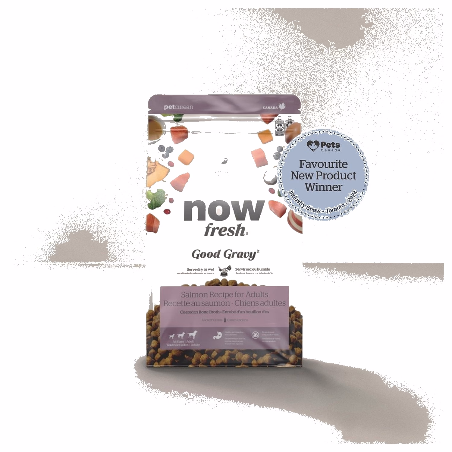 Now Fresh Dog Food - Good Gravy - Salmon Coated in Bone Broth