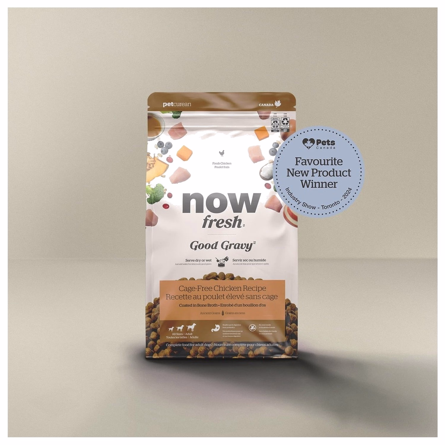 Now Fresh Dog Food - Good Gravy - Chicken Coated in Bone Broth